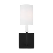 Greenwich 14" Wall Sconce, Midnight Black Finish - Bees Lighting