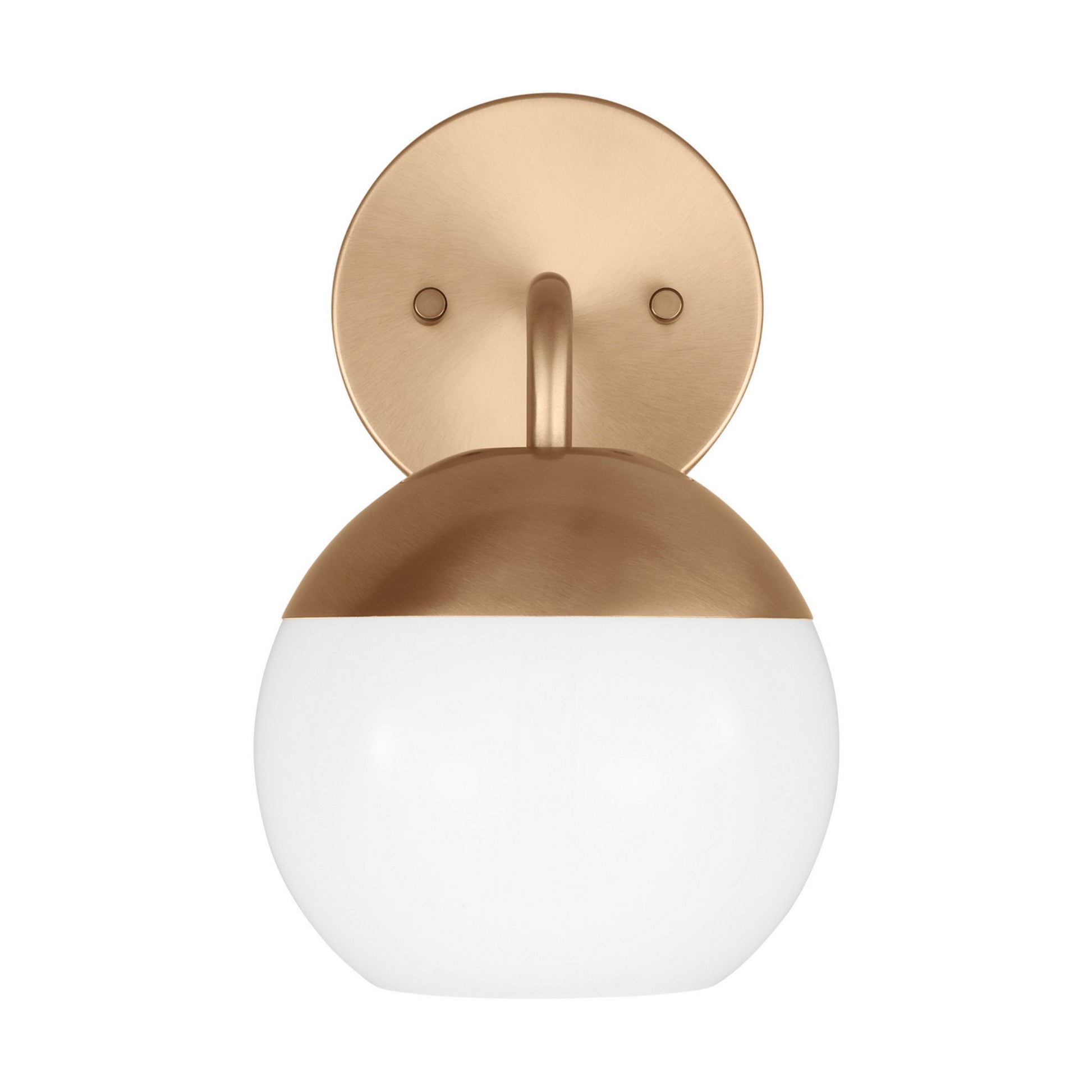 Alvin 10" Bathroom Sconce, Satin Brass Finish - Bees Lighting