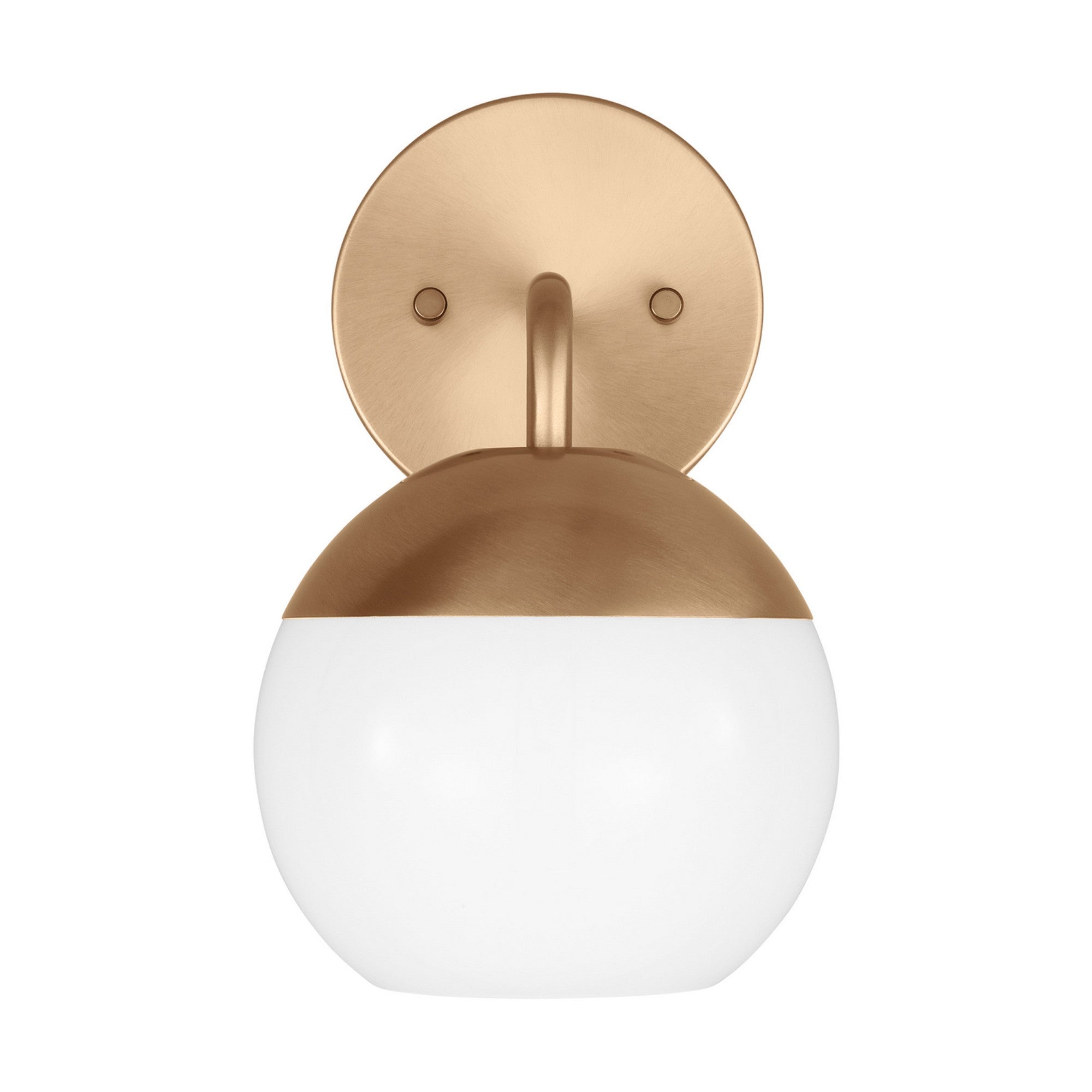 Alvin 10" Bathroom Sconce, Satin Brass Finish - Bees Lighting