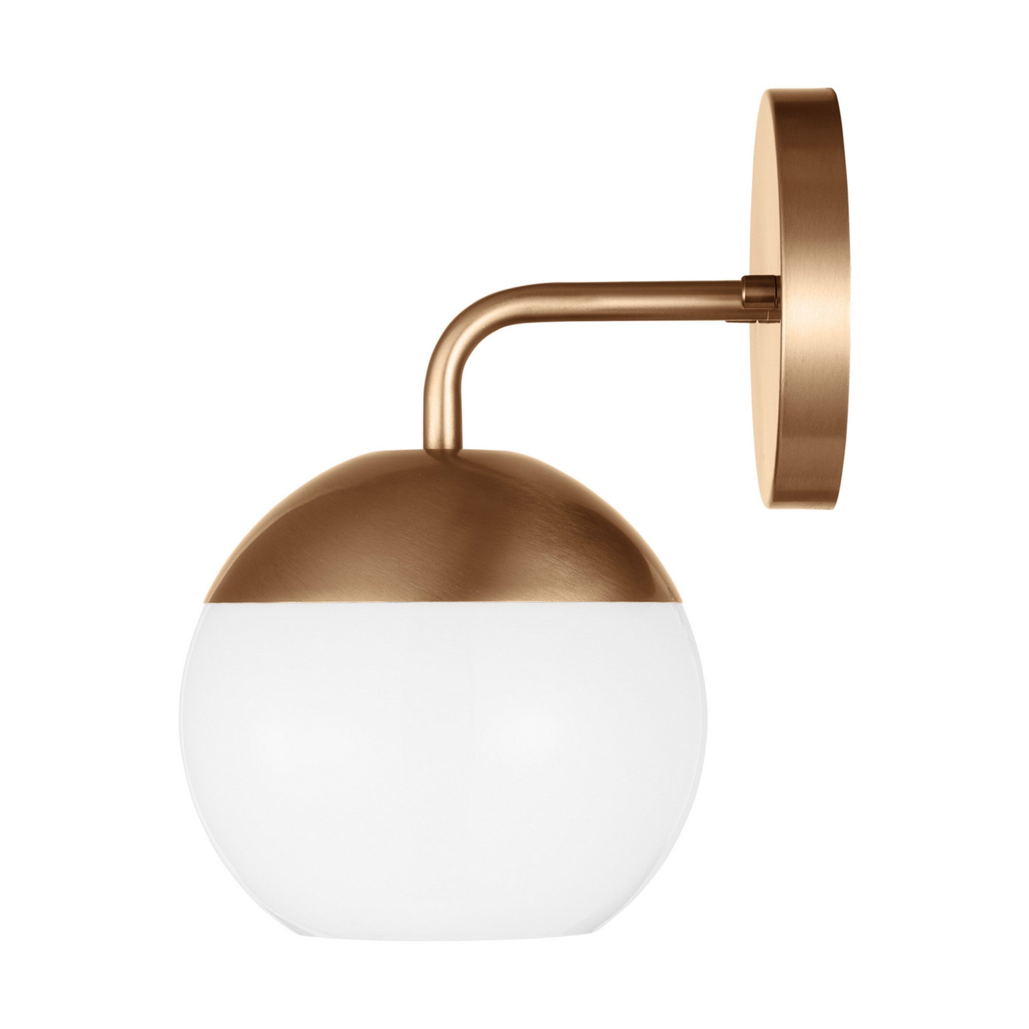 Alvin 10" Bathroom Sconce, Satin Brass Finish - Bees Lighting