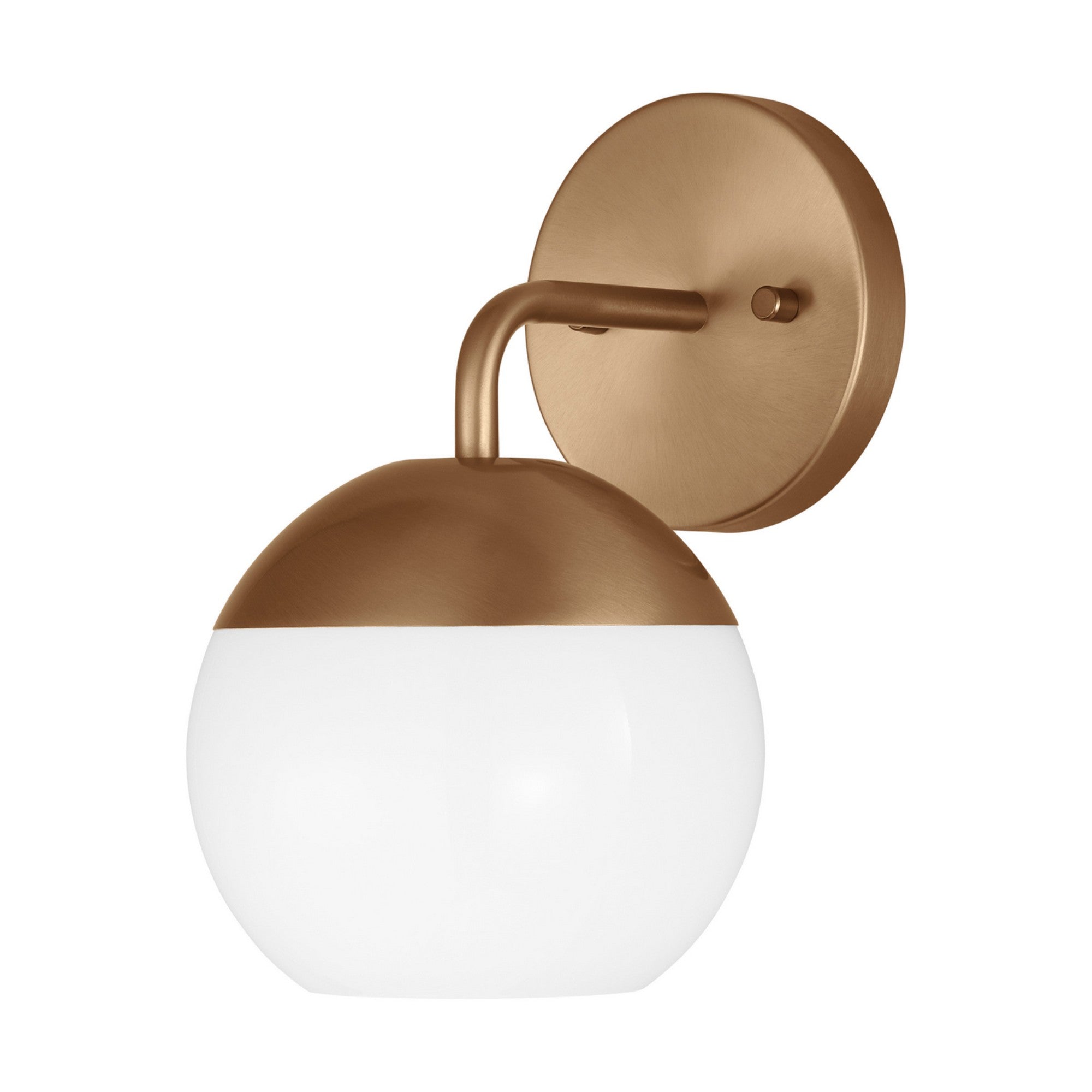 Alvin 10" Bathroom Sconce, Satin Brass Finish - Bees Lighting
