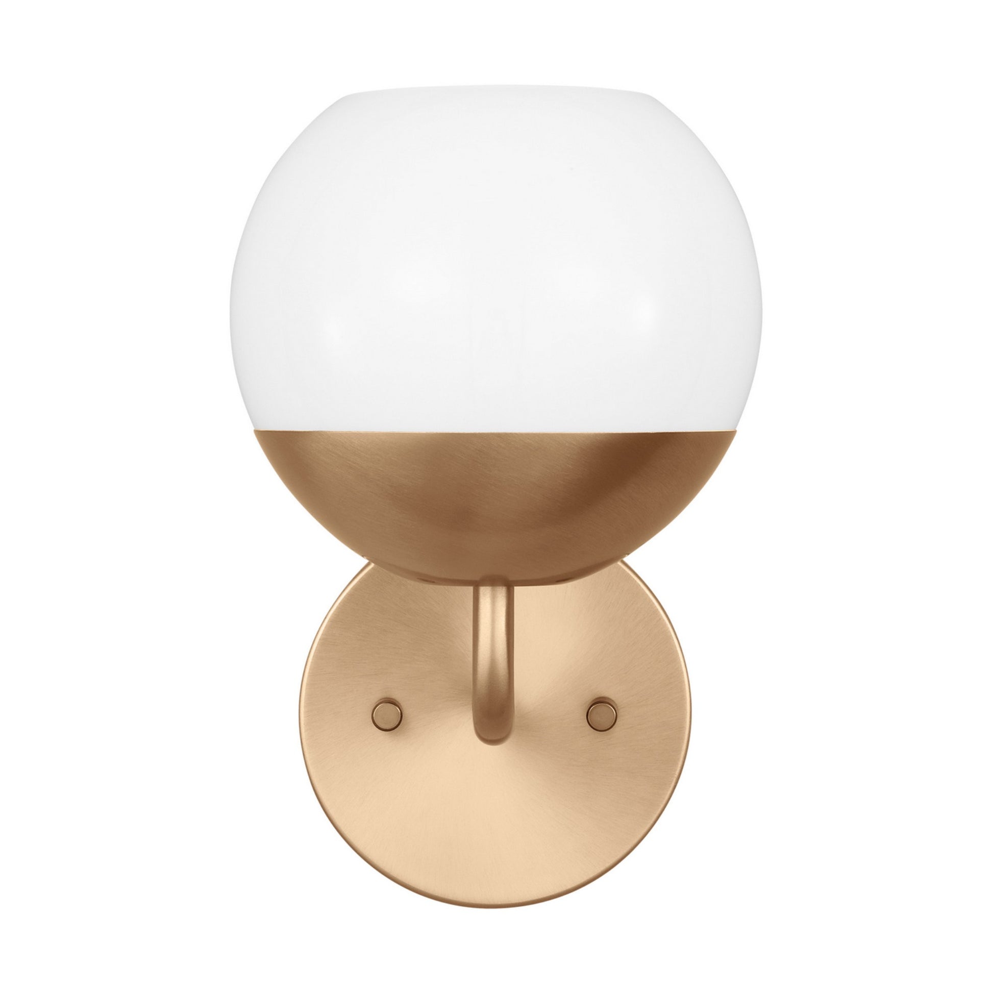Alvin 10" Bathroom Sconce, Satin Brass Finish - Bees Lighting