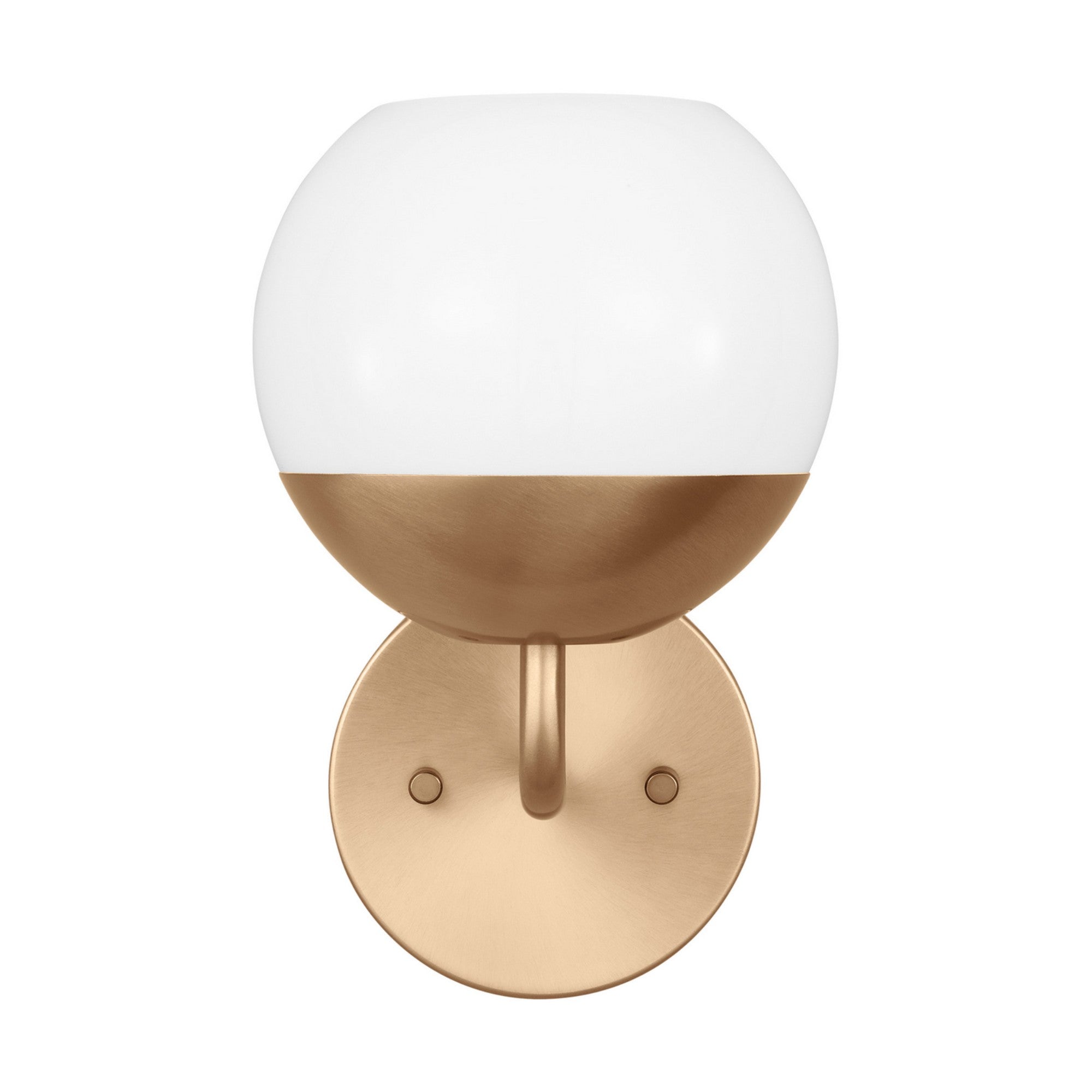 Alvin 10" Bathroom Sconce, Satin Brass Finish - Bees Lighting