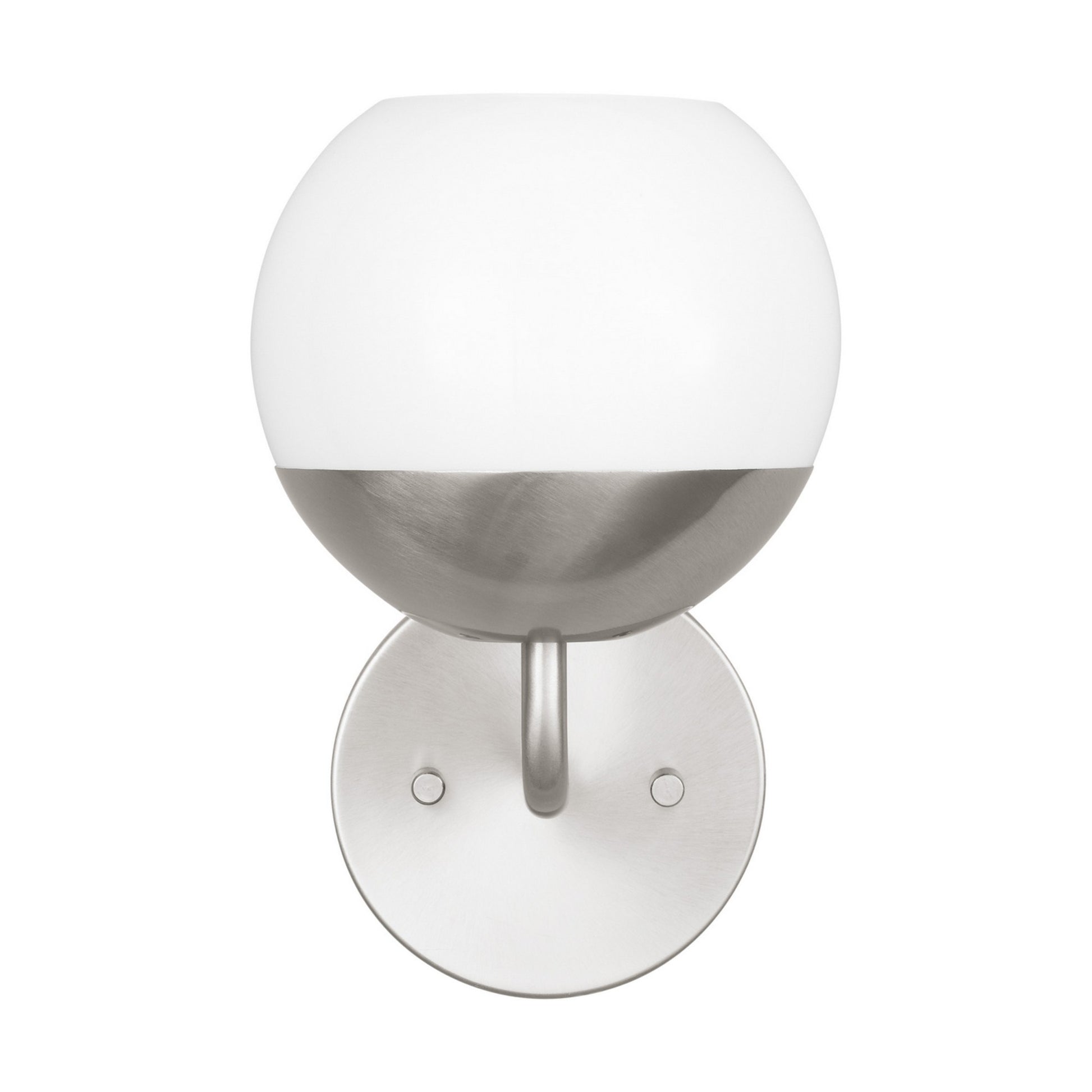 Alvin 10" Bathroom Sconce, Brushed Nickel Finish - Bees Lighting