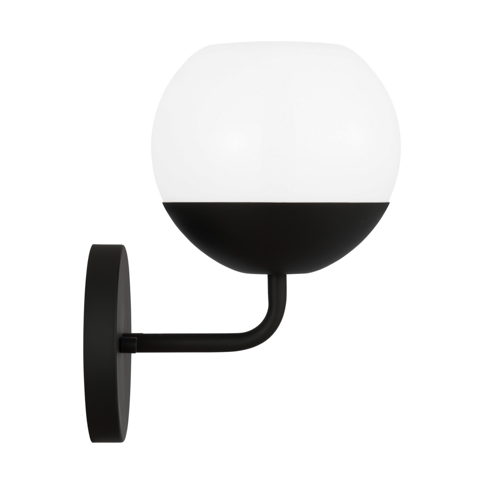 Alvin 10" LED Bathroom Sconce, Midnight Black Finish - Bees Lighting