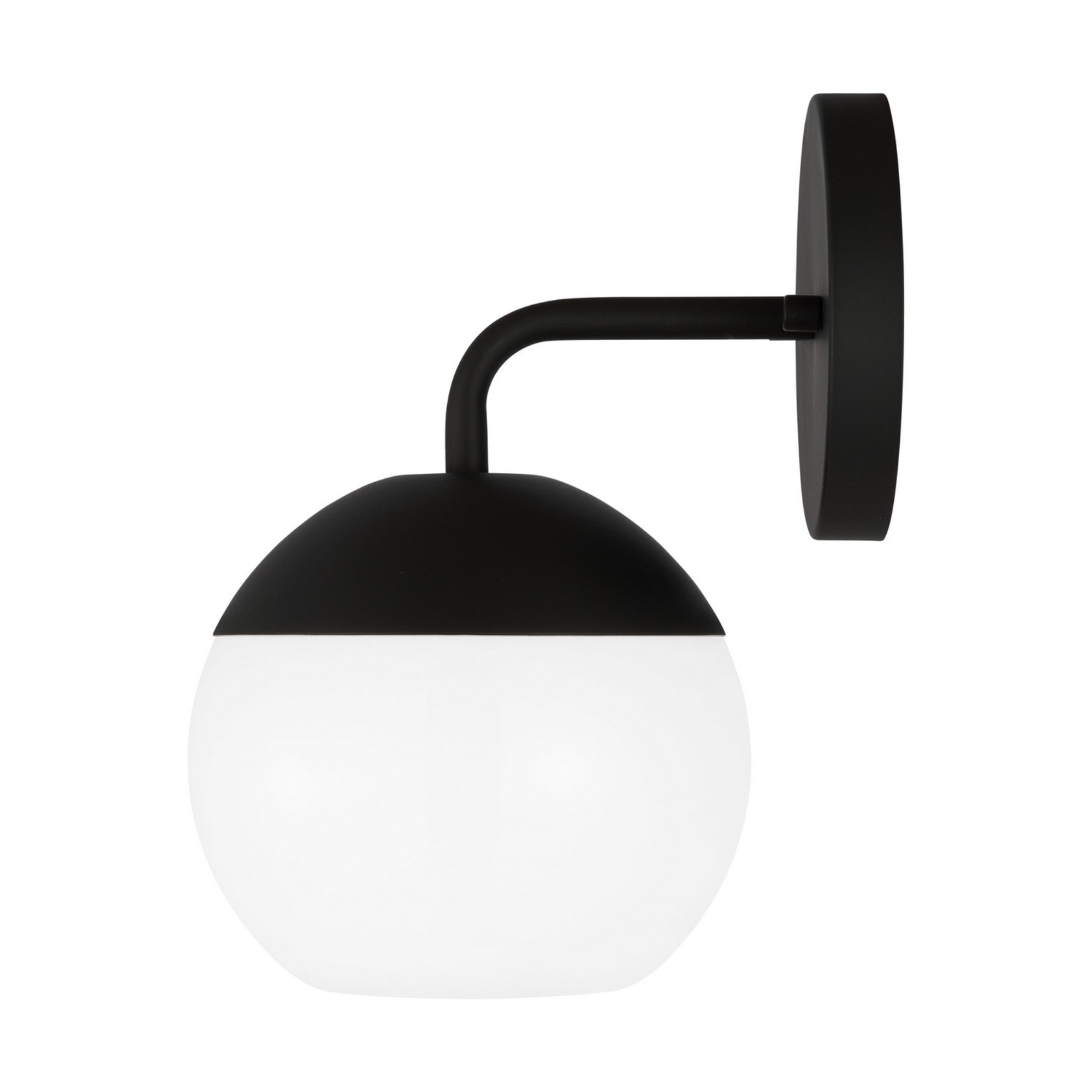 Alvin 10" LED Bathroom Sconce, Midnight Black Finish - Bees Lighting