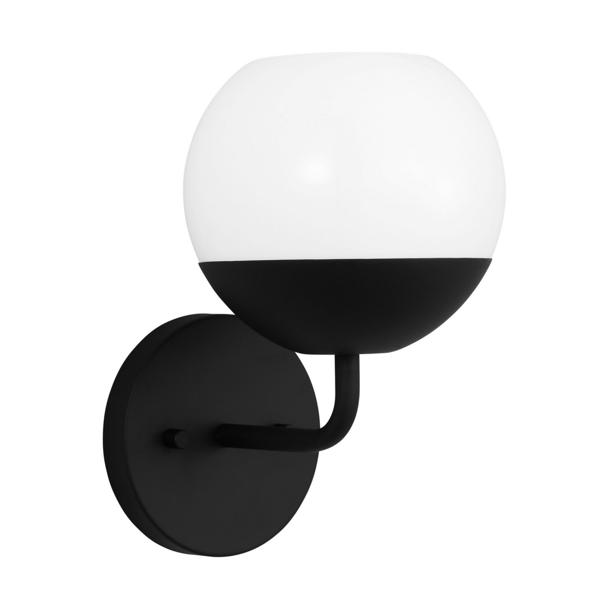 Alvin 10" LED Bathroom Sconce, Midnight Black Finish - Bees Lighting