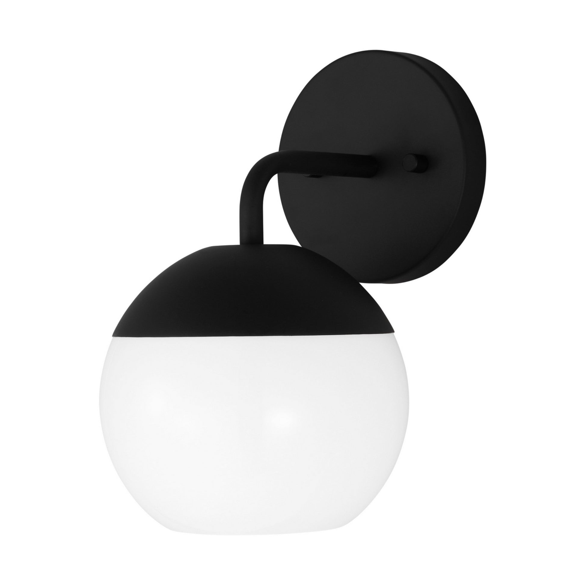 Alvin 10" LED Bathroom Sconce, Midnight Black Finish - Bees Lighting