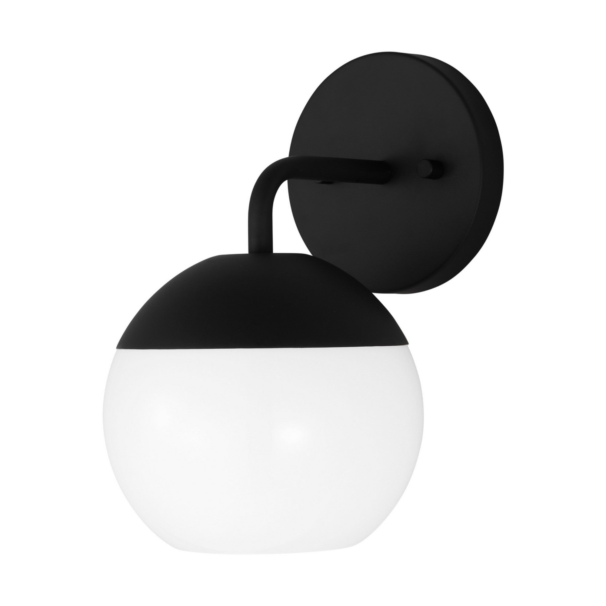Alvin 10" LED Bathroom Sconce, Midnight Black Finish - Bees Lighting