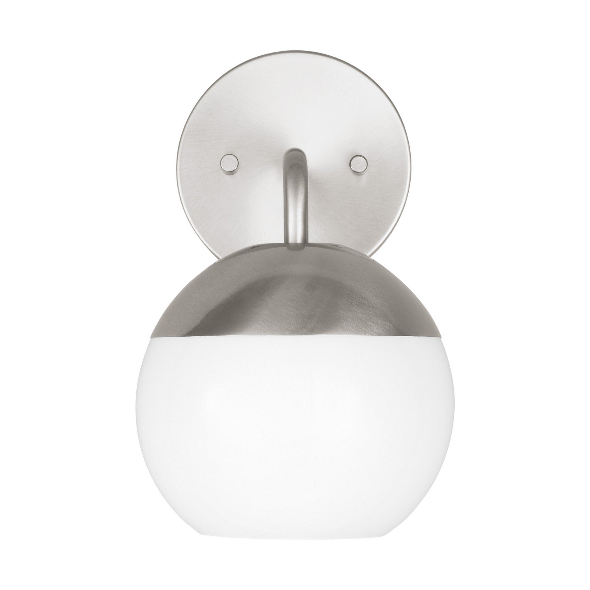 Alvin 10" LED Bathroom Sconce, Brushed Nickel Finish