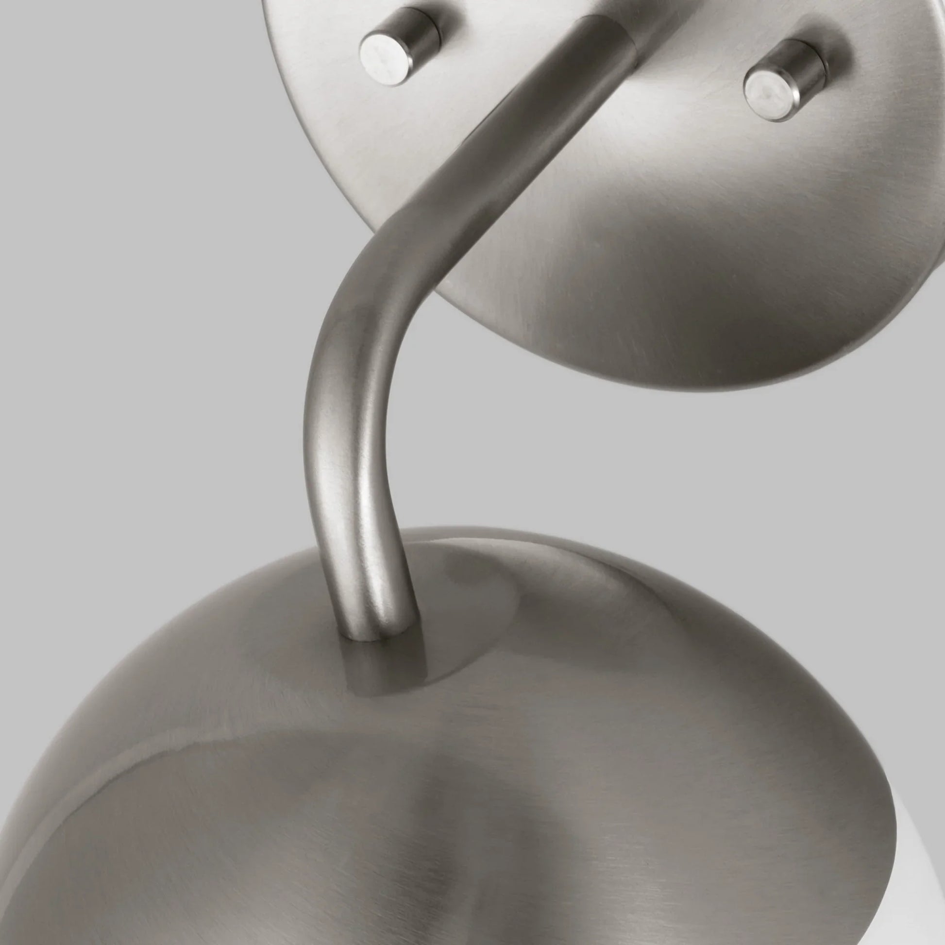 Alvin 10" LED Bathroom Sconce, Brushed Nickel Finish - Bees Lighting