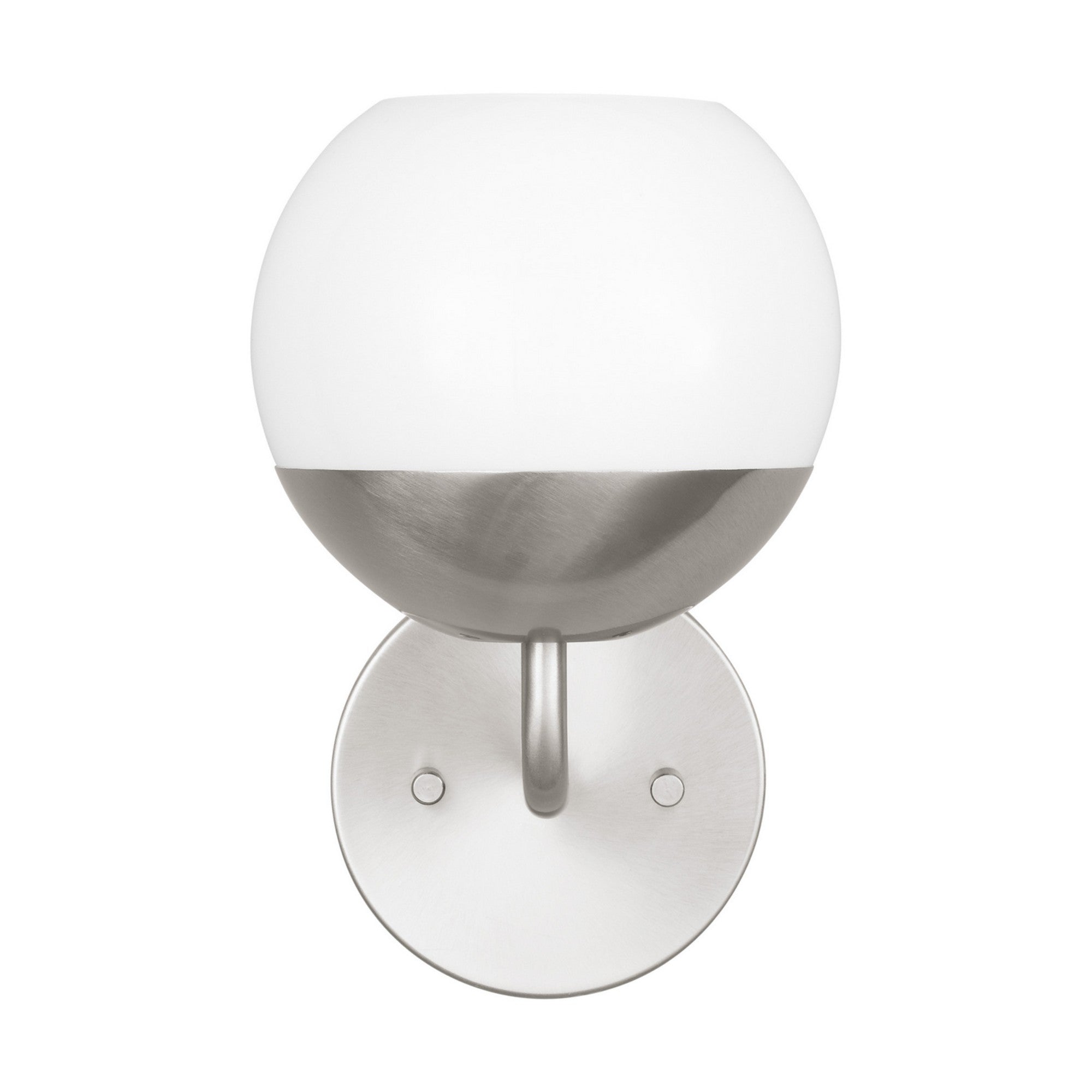Alvin 10" LED Bathroom Sconce, Brushed Nickel Finish