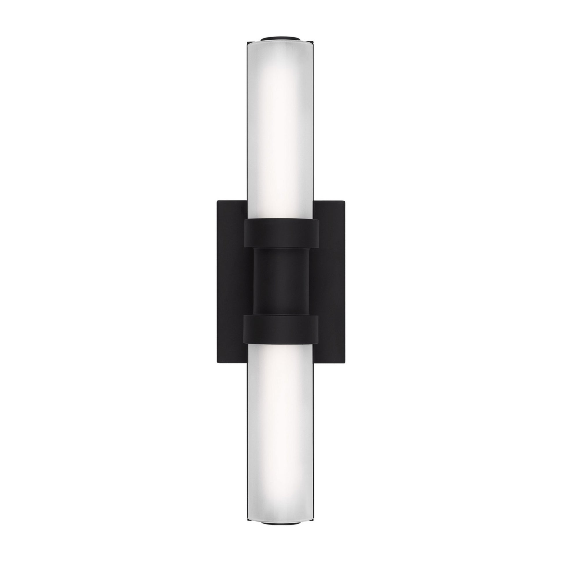 Kiel 18" Small LED Vanity Light, Midnight Black Finish - Bees Lighting