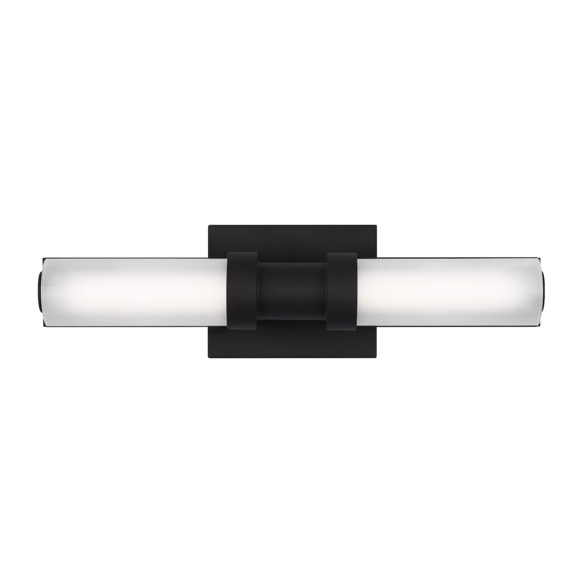 Kiel 18" Small LED Vanity Light, Midnight Black Finish - Bees Lighting