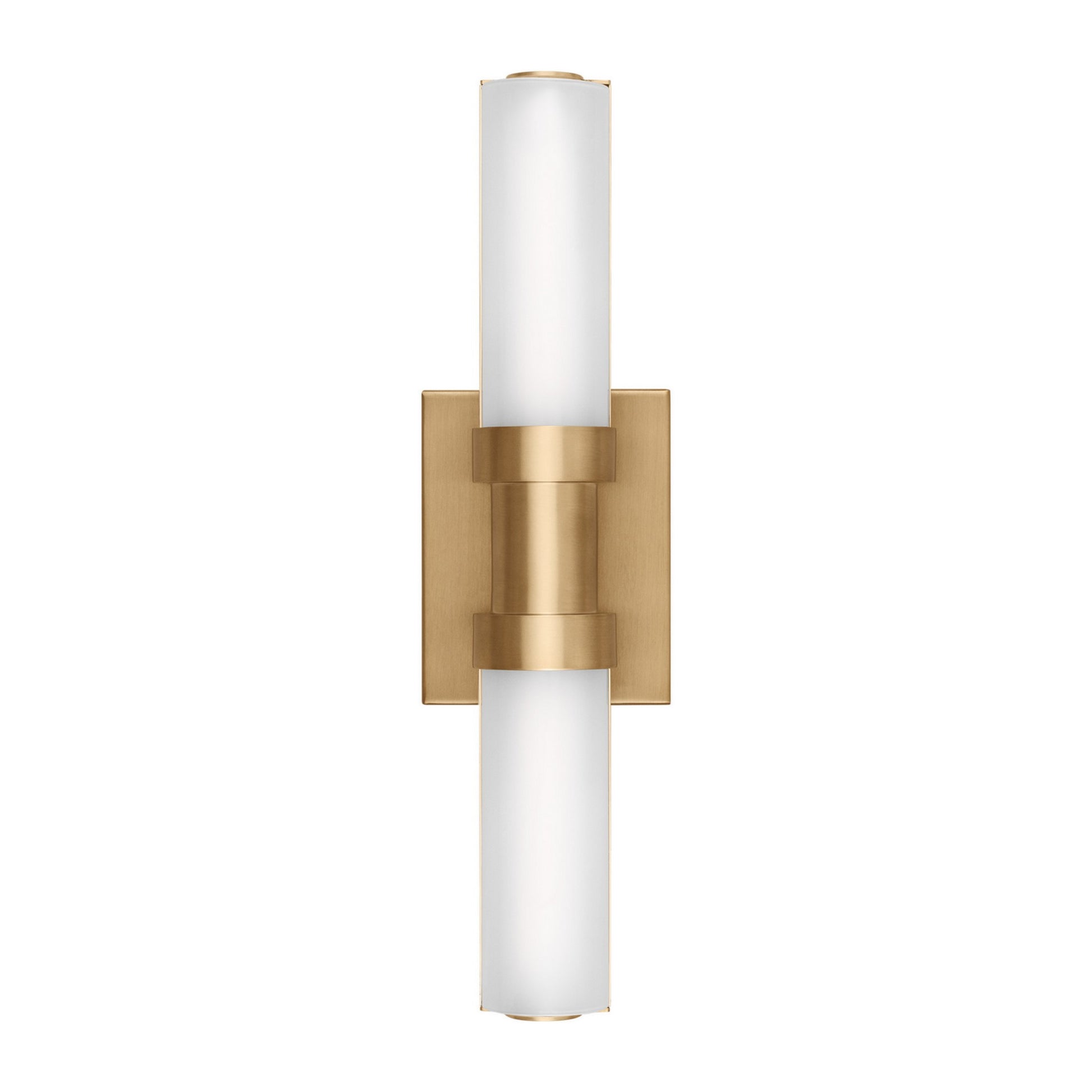 Kiel 18" Small LED Vanity Light, Satin Brass Finish - Bees Lighting