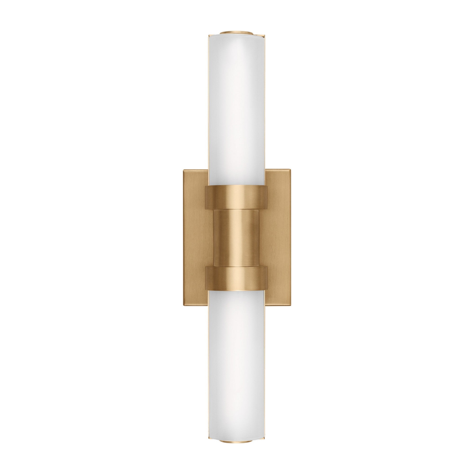 Kiel 18" Small LED Vanity Light, Satin Brass Finish - Bees Lighting