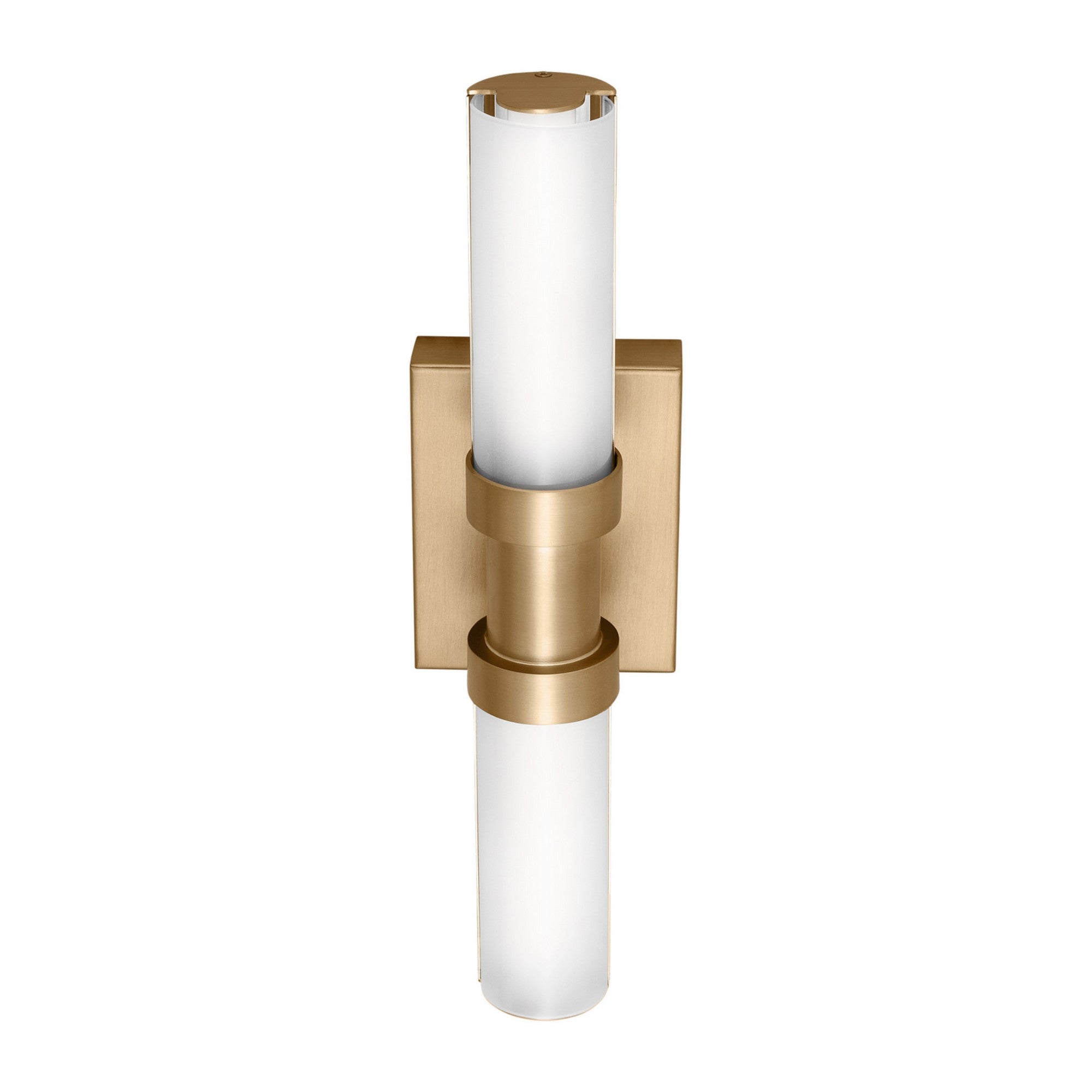 Kiel 18" Small LED Vanity Light, Satin Brass Finish - Bees Lighting