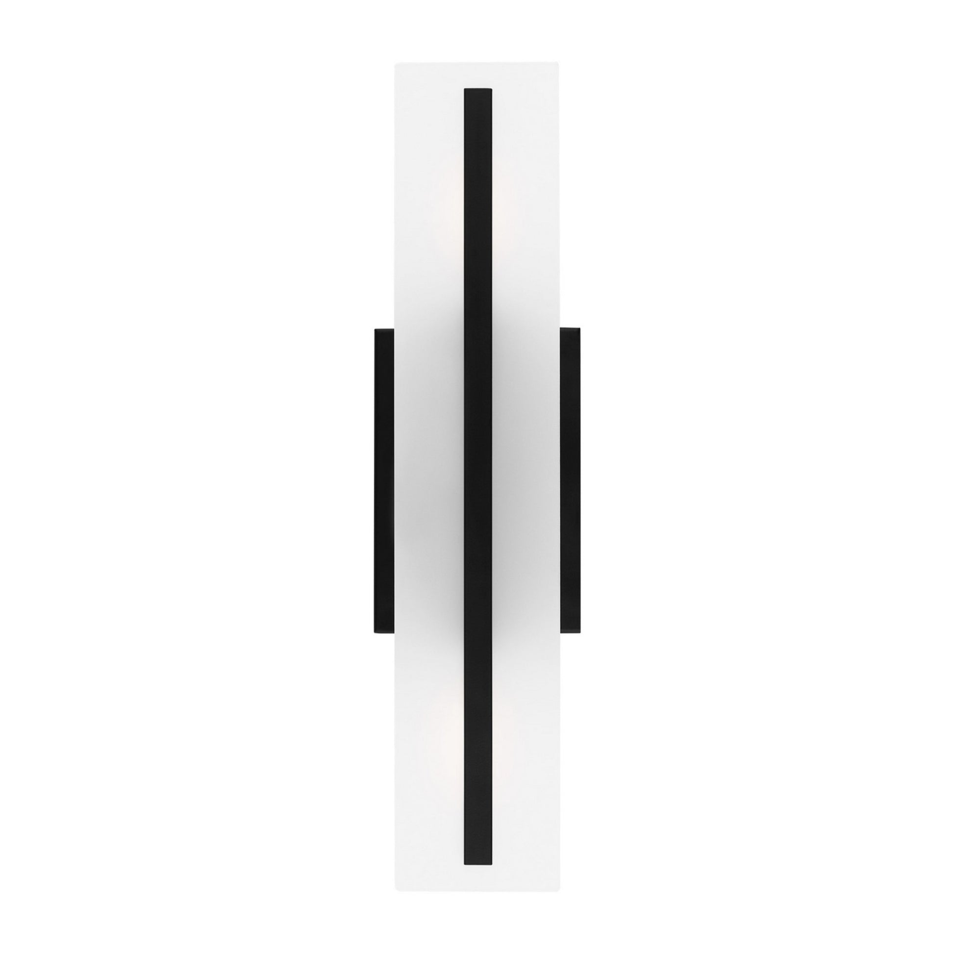 Dex 18" Small 2-Light Bathroom Vanity, Midnight Black Finish - Bees Lighting