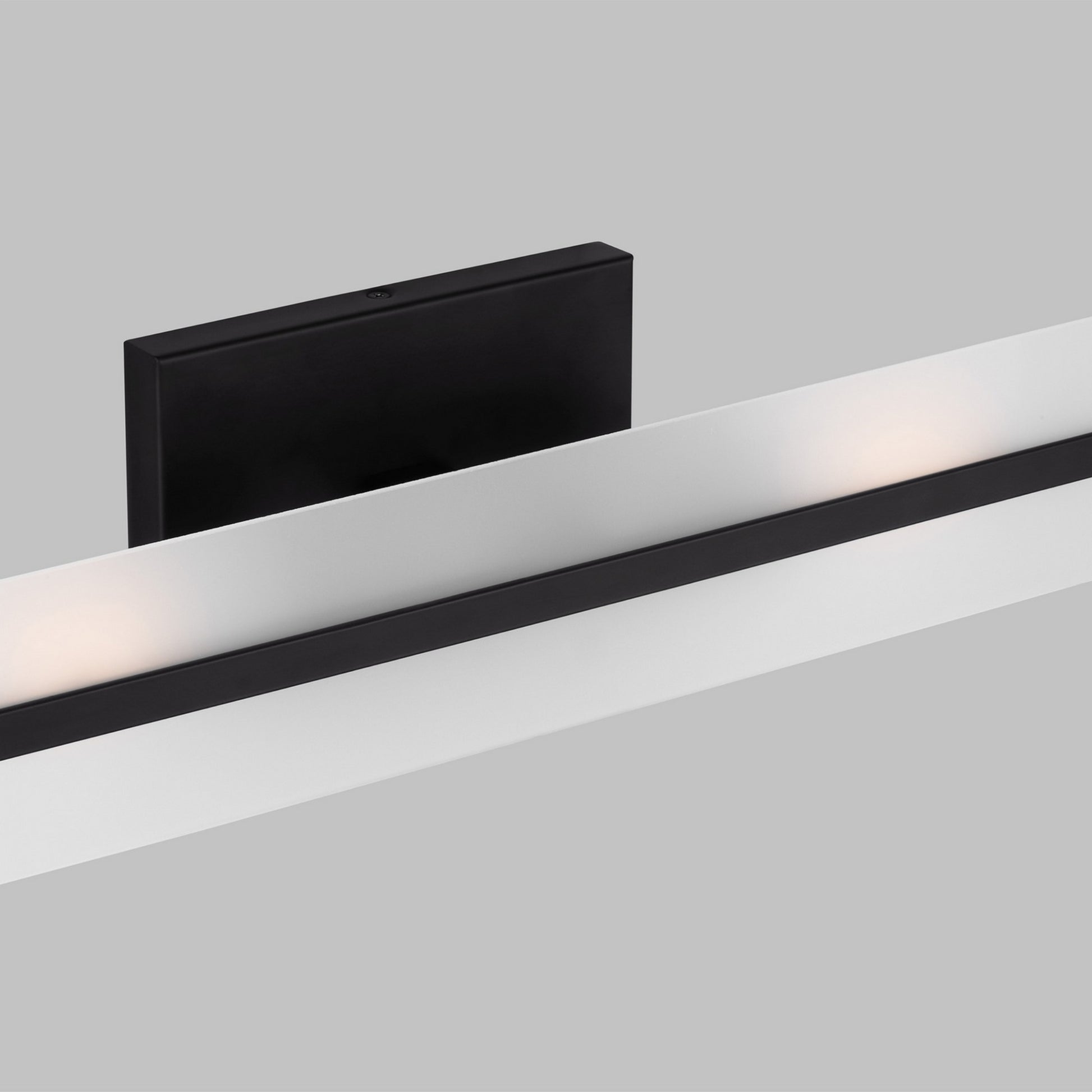 Dex 18" Small 2-Light Bathroom Vanity, Midnight Black Finish - Bees Lighting