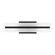 Dex 18" Small 2-Light Bathroom Vanity, Midnight Black Finish - Bees Lighting