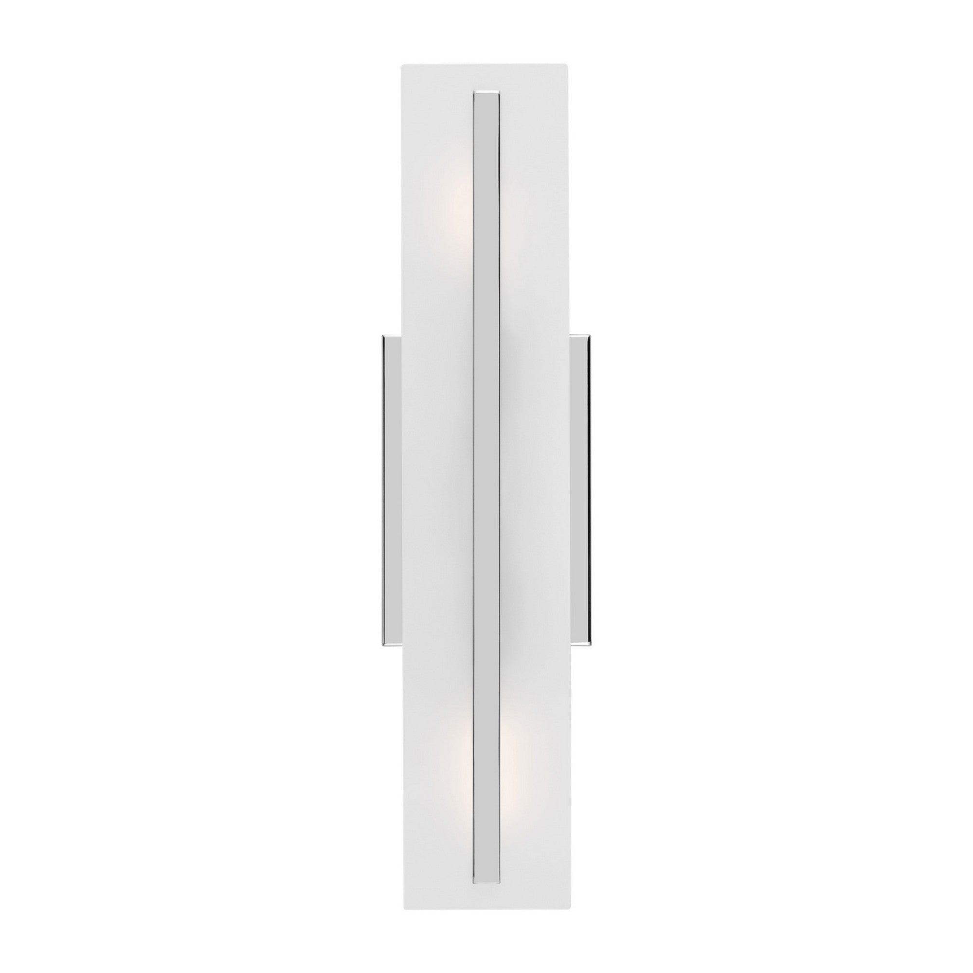 Dex 18" Small 2-Light LED Bathroom Vanity, Chrome Finish - Bees Lighting
