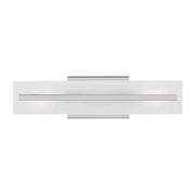 Dex 18" Small 2-Light LED Bathroom Vanity, Chrome Finish - Bees Lighting