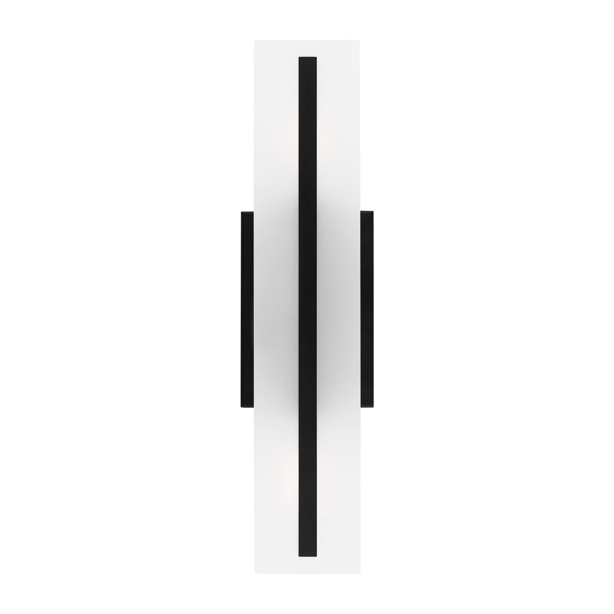 Dex 18" Small 2-Light LED Bathroom Vanity, Midnight Black Finish - Bees Lighting
