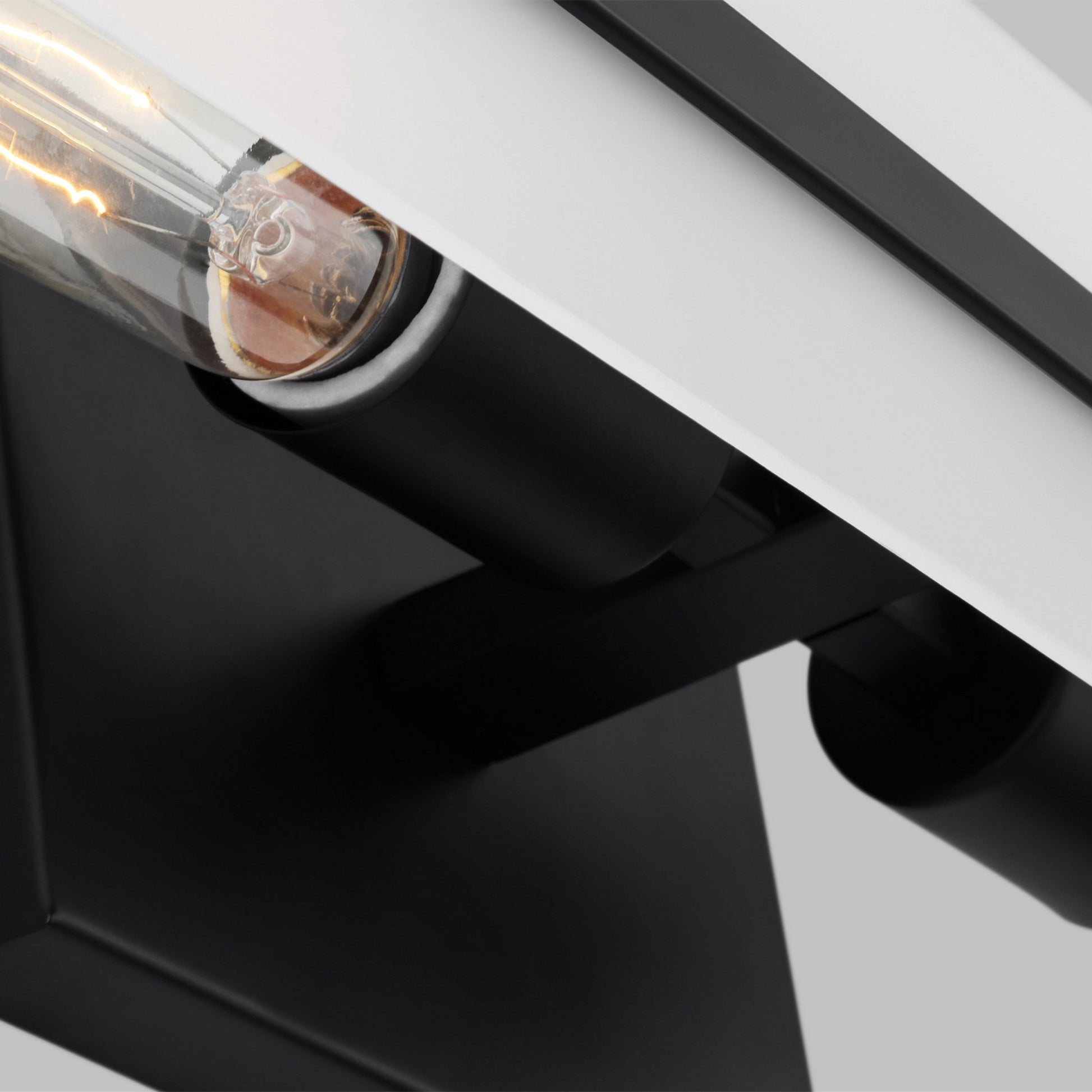 Dex 18" Small 2-Light LED Bathroom Vanity, Midnight Black Finish - Bees Lighting