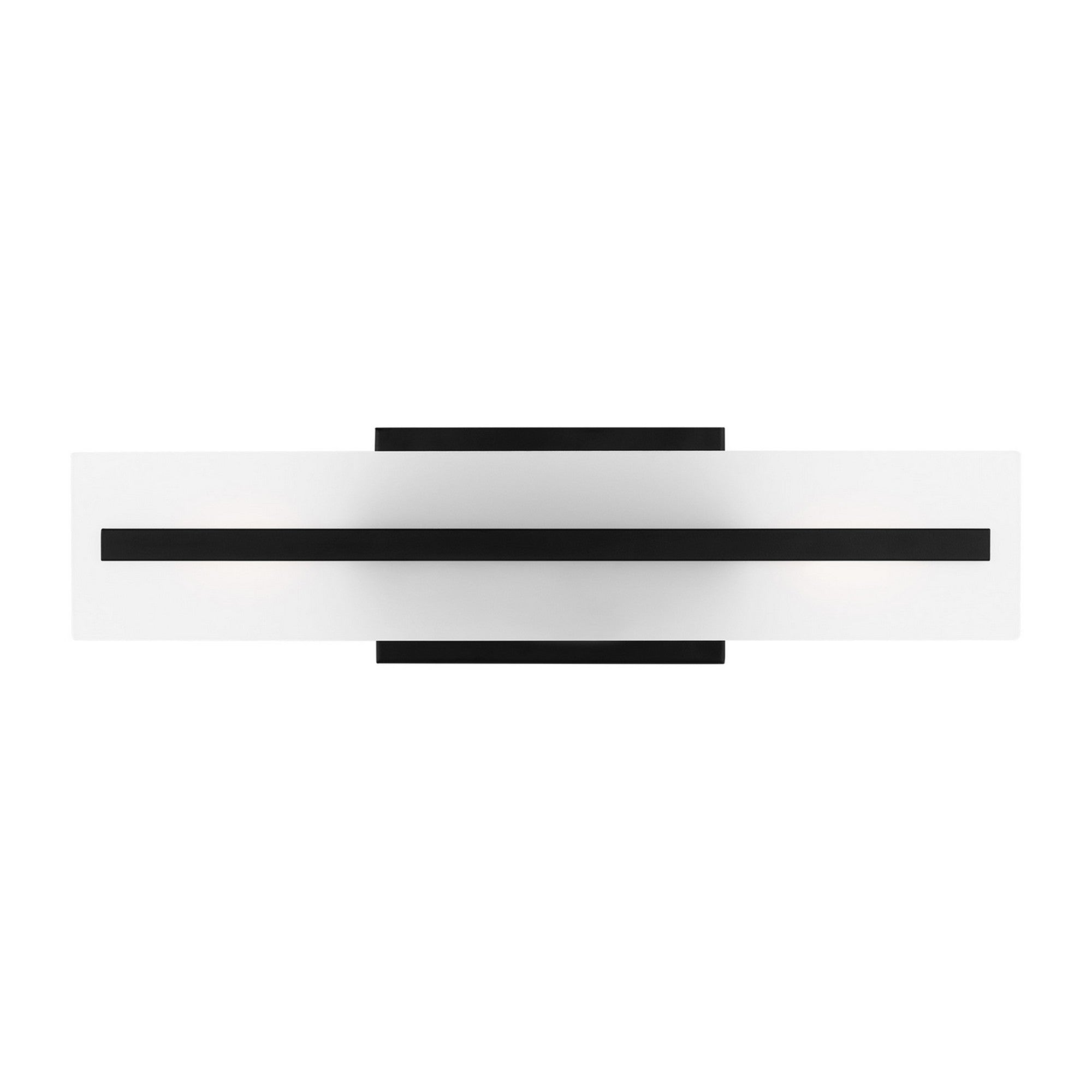 Dex 18" Small 2-Light LED Bathroom Vanity, Midnight Black Finish - Bees Lighting
