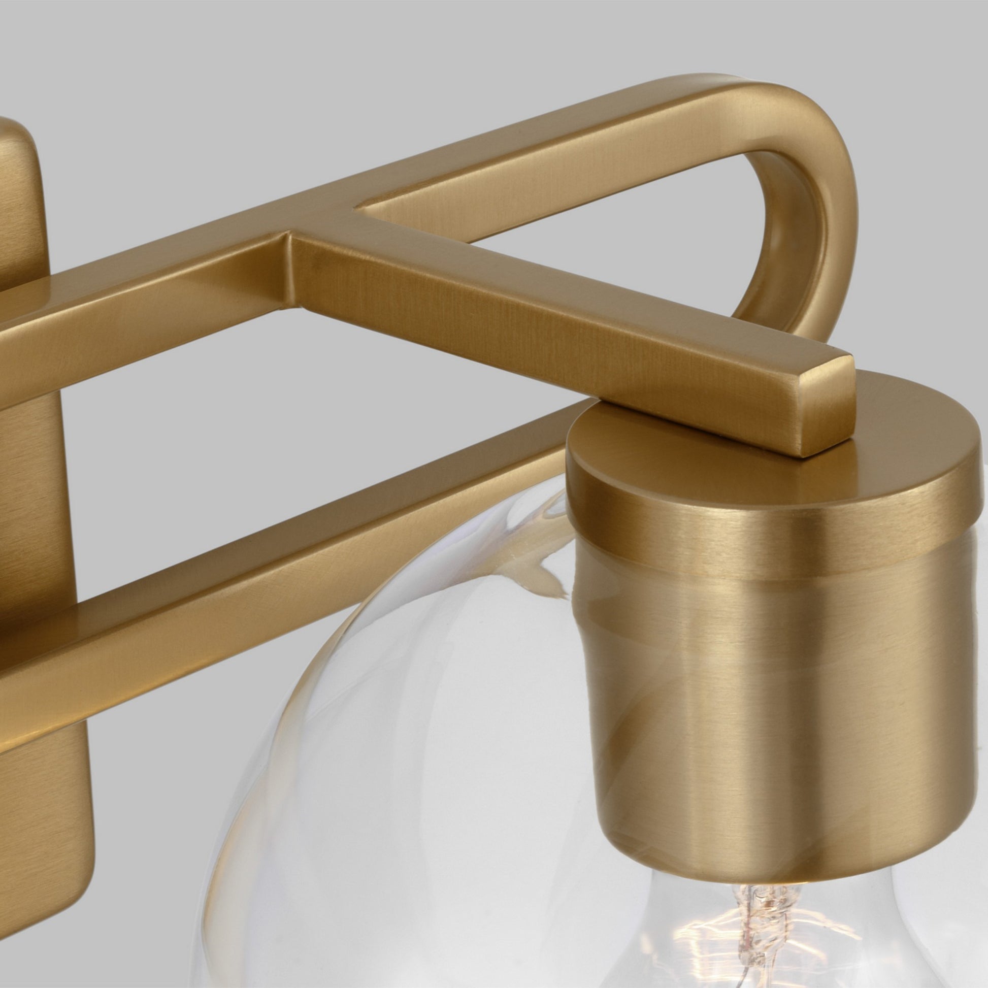 Codyn 20" 2-Light Bathroom Vanity, Satin Brass Finish - Bees Lighting
