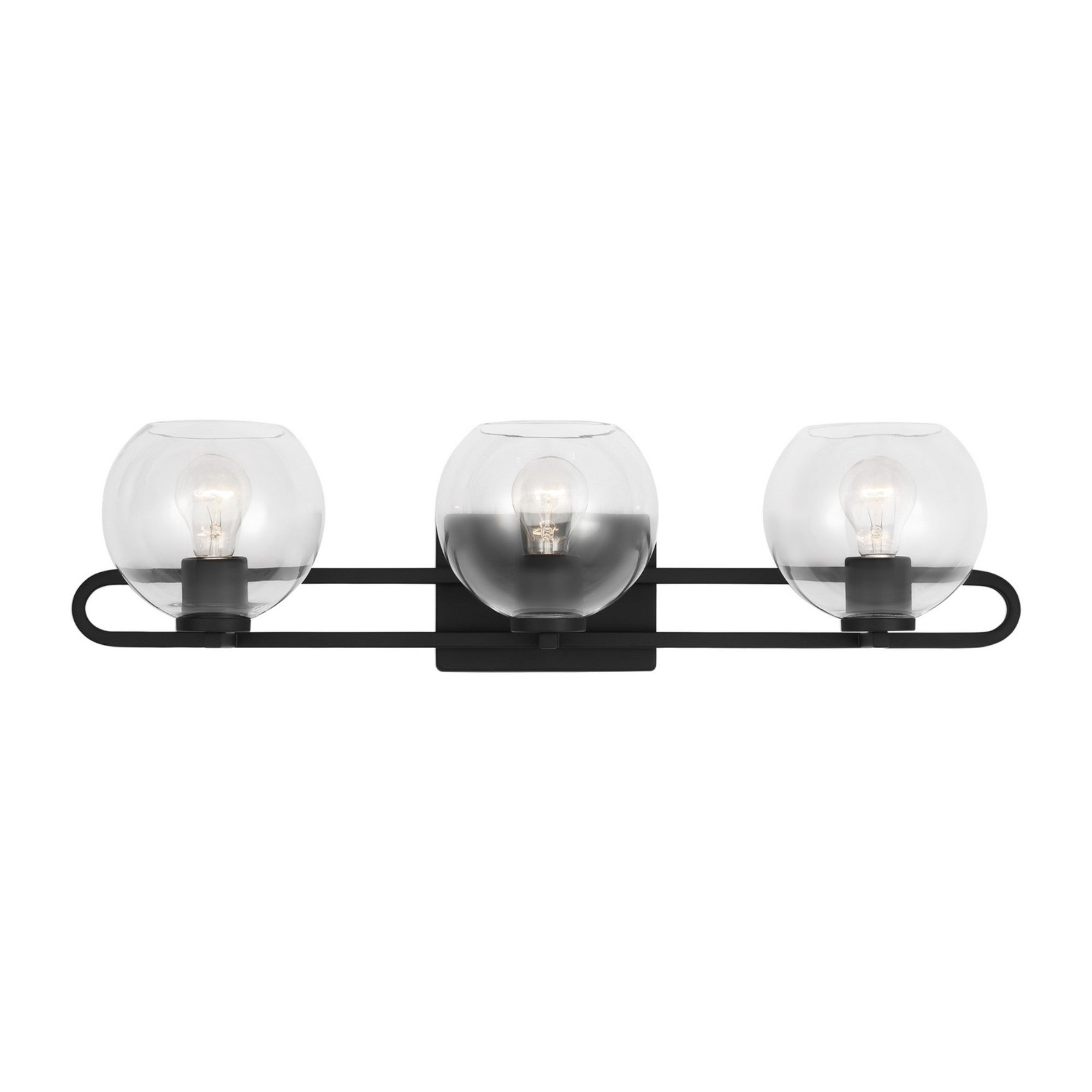 Codyn 30" 3-Light Bathroom Vanity, Midnight Black Finish - Bees Lighting