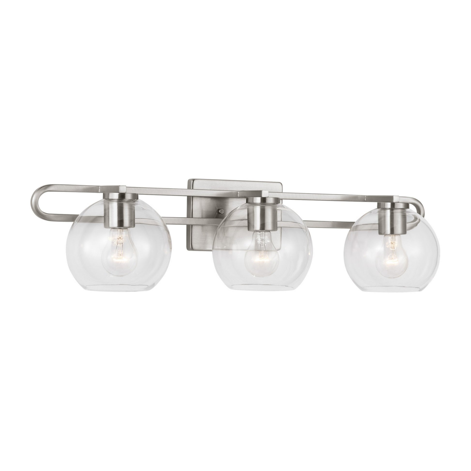Codyn 30" 3-Light Bathroom Vanity, Brushed Nickel Finish - Bees Lighting