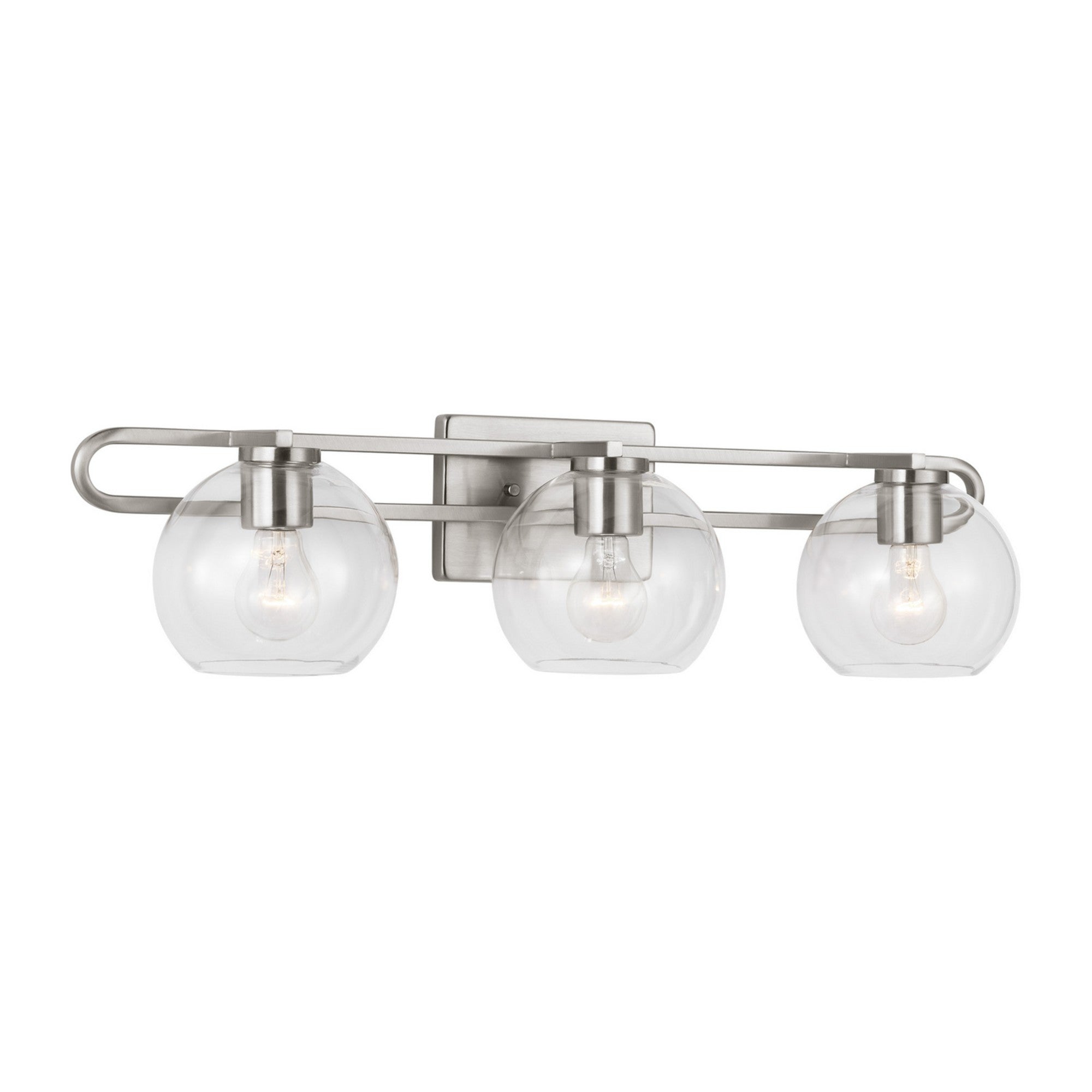 Codyn 30" 3-Light Bathroom Vanity, Brushed Nickel Finish - Bees Lighting