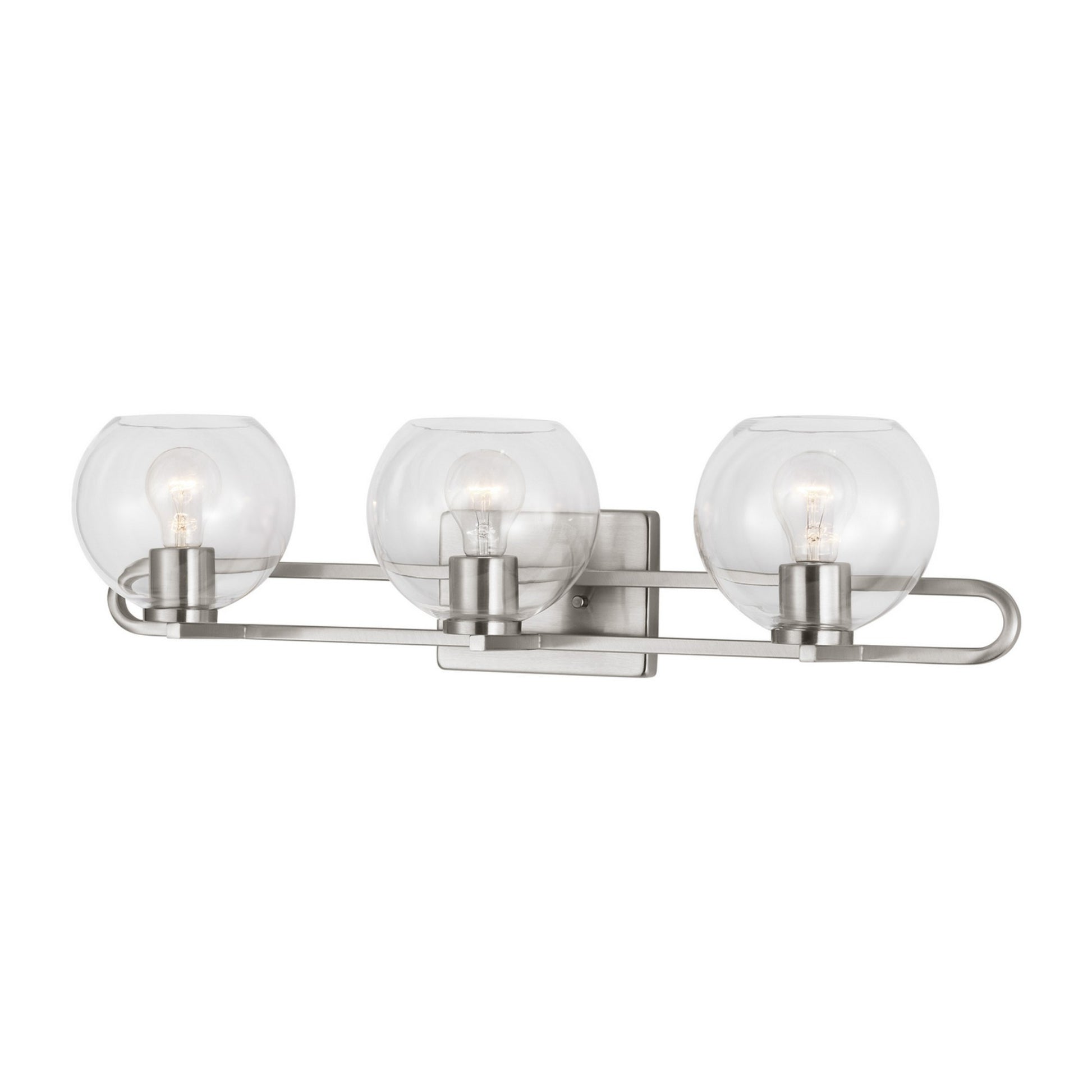 Codyn 30" 3-Light Bathroom Vanity, Brushed Nickel Finish - Bees Lighting