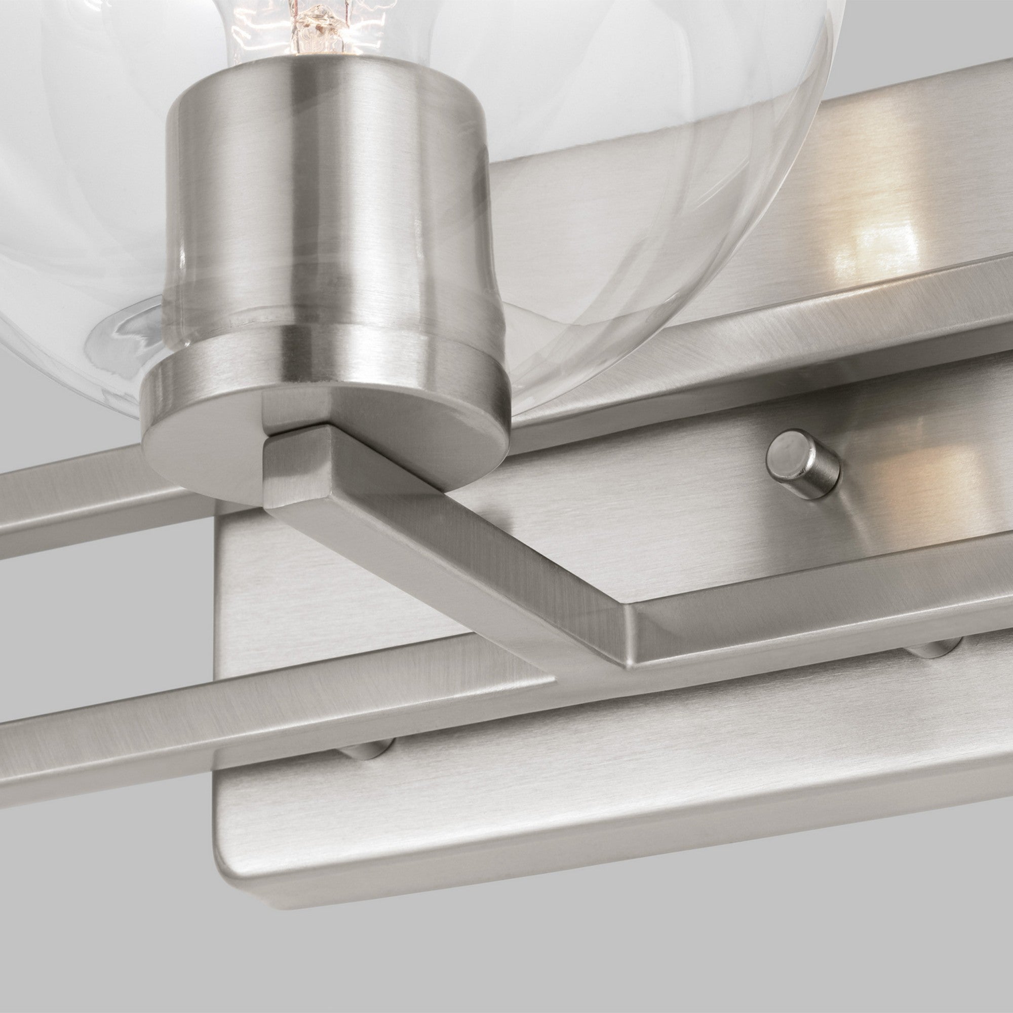 Codyn 30" 3-Light Bathroom Vanity, Brushed Nickel Finish - Bees Lighting