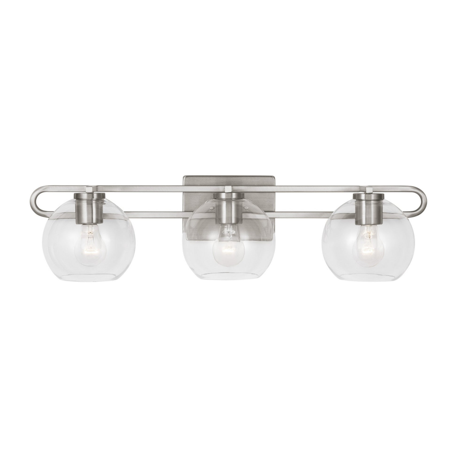 Codyn 30" 3-Light Bathroom Vanity, Brushed Nickel Finish - Bees Lighting