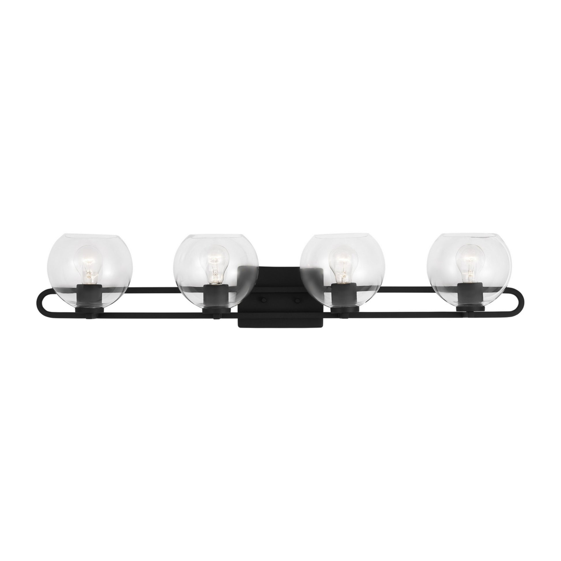 Codyn 40" 4-Light Bathroom Vanity, Midnight Black Finish - Bees Lighting