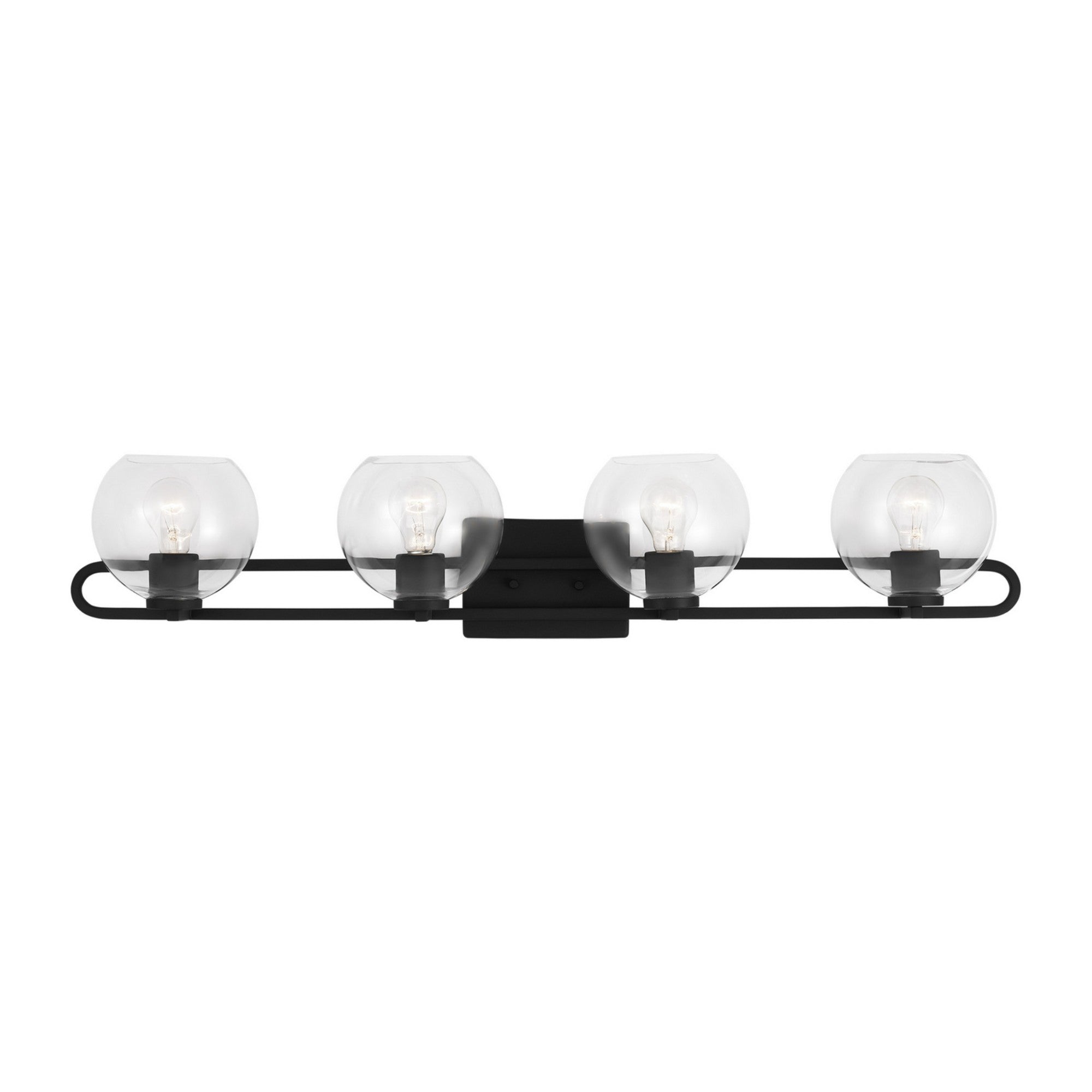 Codyn 40" 4-Light Bathroom Vanity, Midnight Black Finish - Bees Lighting
