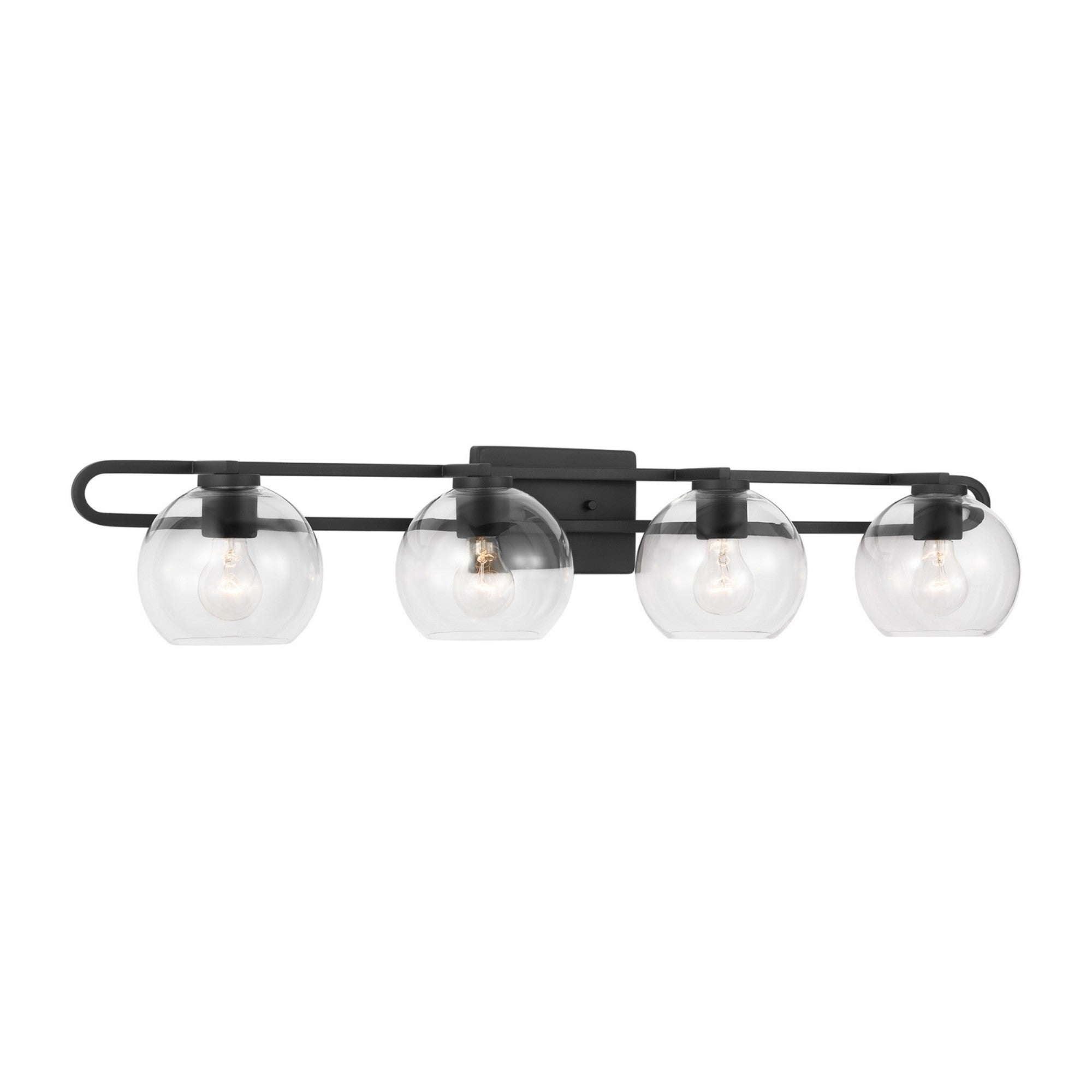 Codyn 40" 4-Light Bathroom Vanity, Midnight Black Finish - Bees Lighting