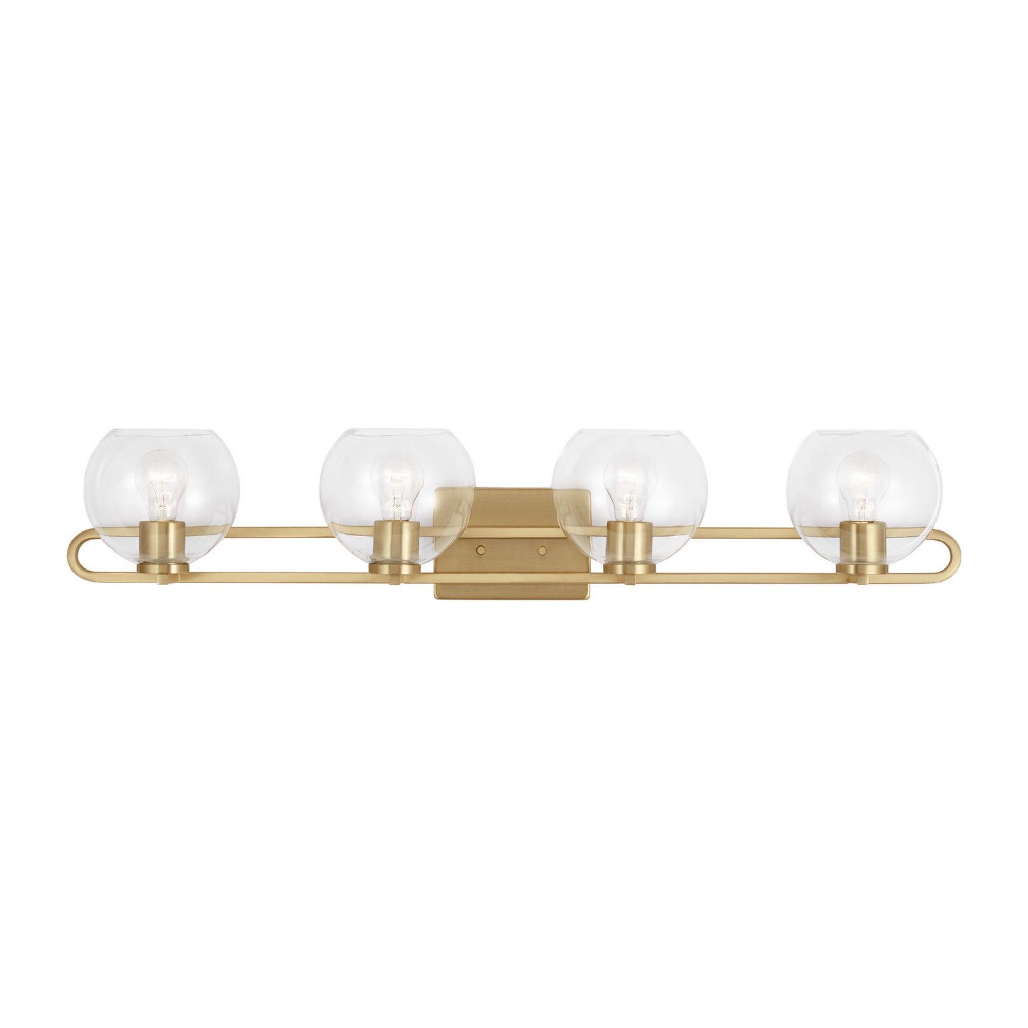 Codyn 40" 4-Light Bathroom Vanity, Satin Brass Finish - Bees Lighting