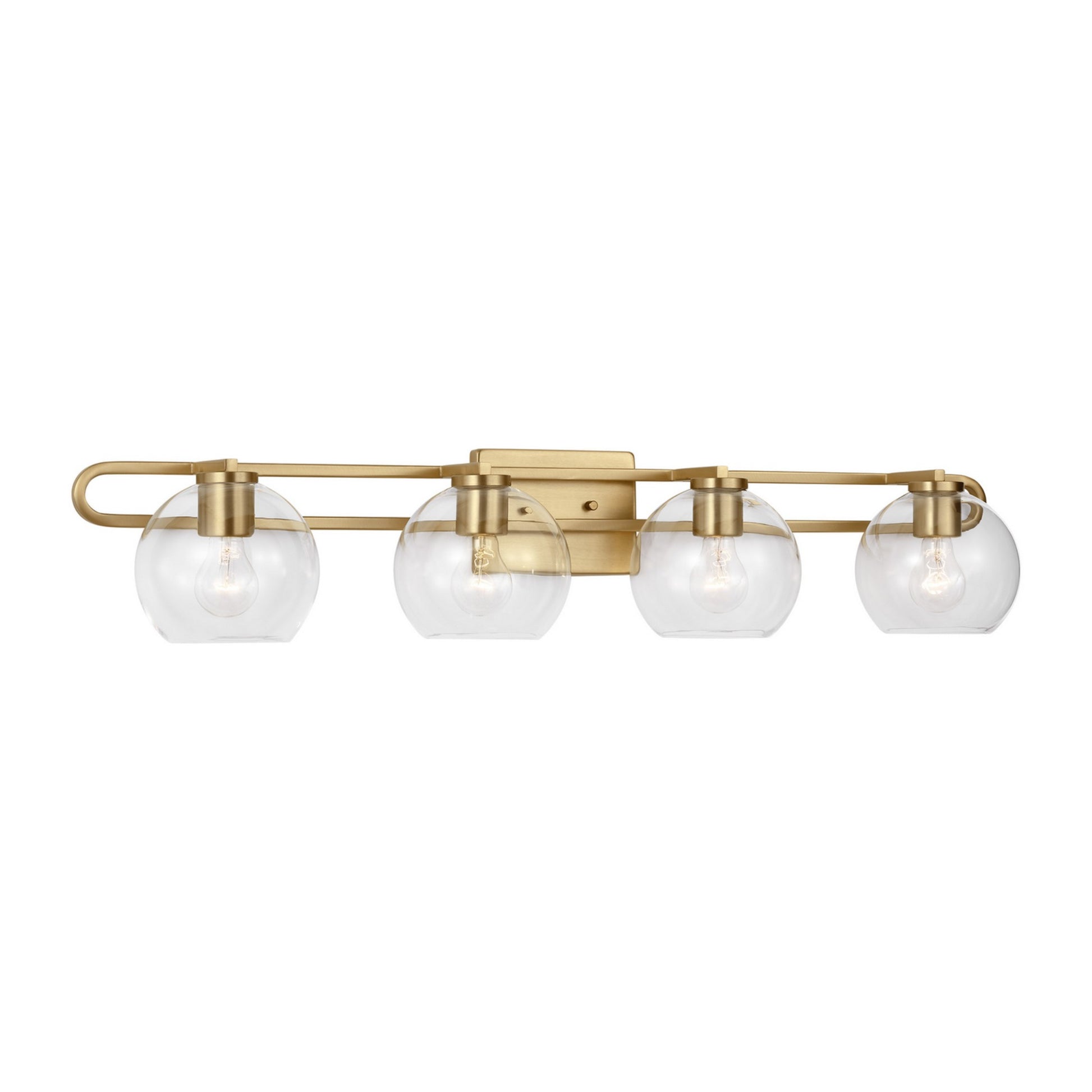 Codyn 40" 4-Light Bathroom Vanity, Satin Brass Finish - Bees Lighting