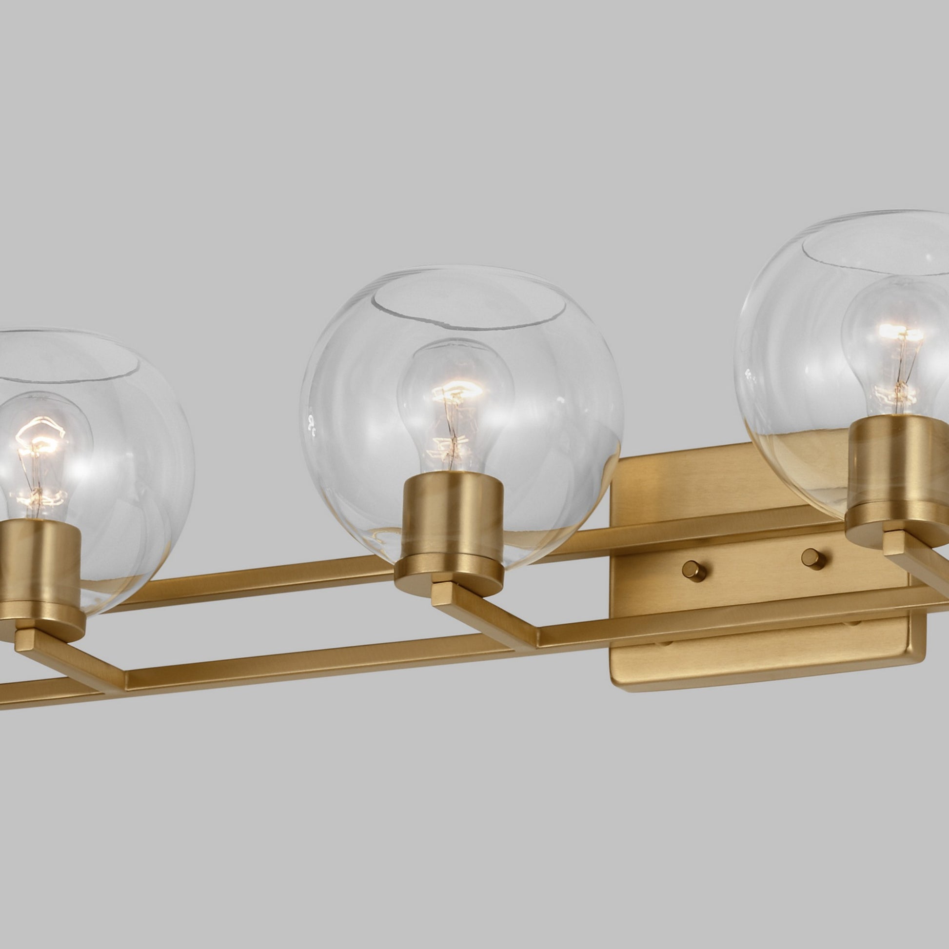 Codyn 40" 4-Light Bathroom Vanity, Satin Brass Finish - Bees Lighting