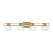 Codyn 40" 4-Light Bathroom Vanity, Satin Brass Finish - Bees Lighting