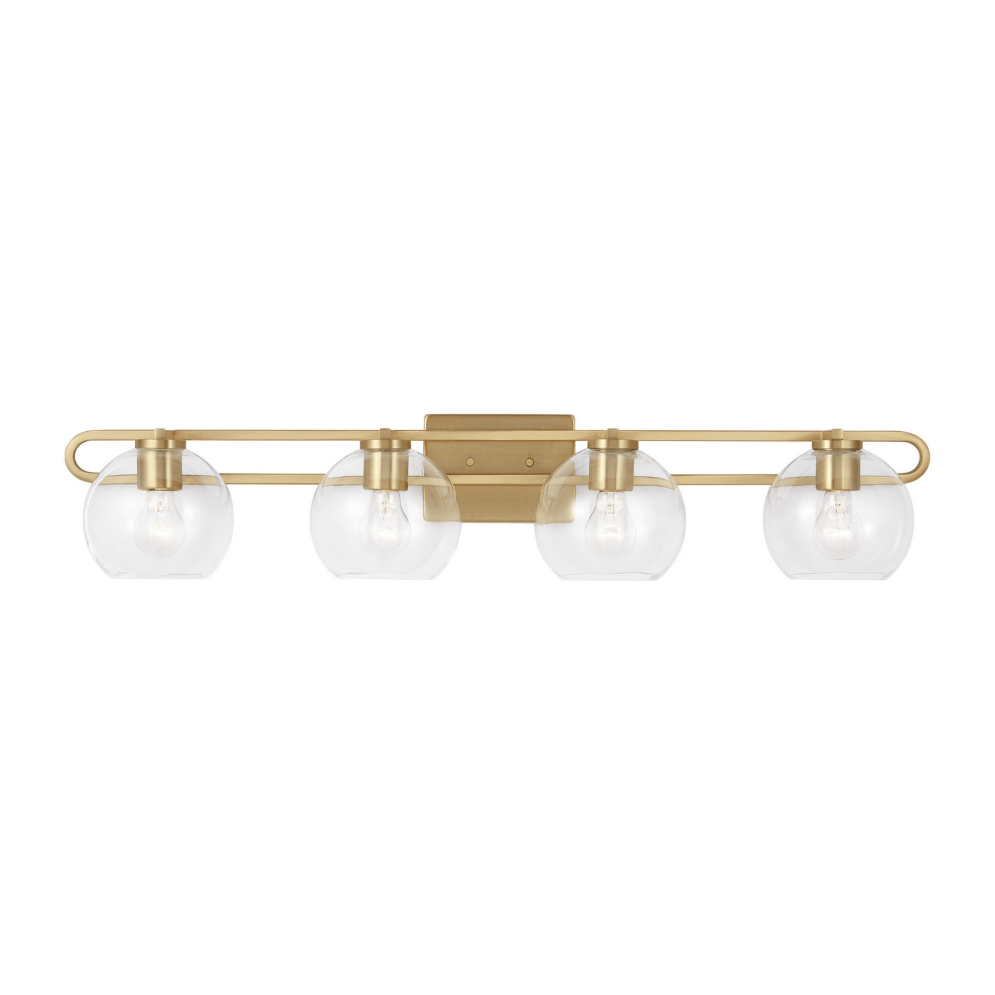 Codyn 40" 4-Light Bathroom Vanity, Satin Brass Finish - Bees Lighting