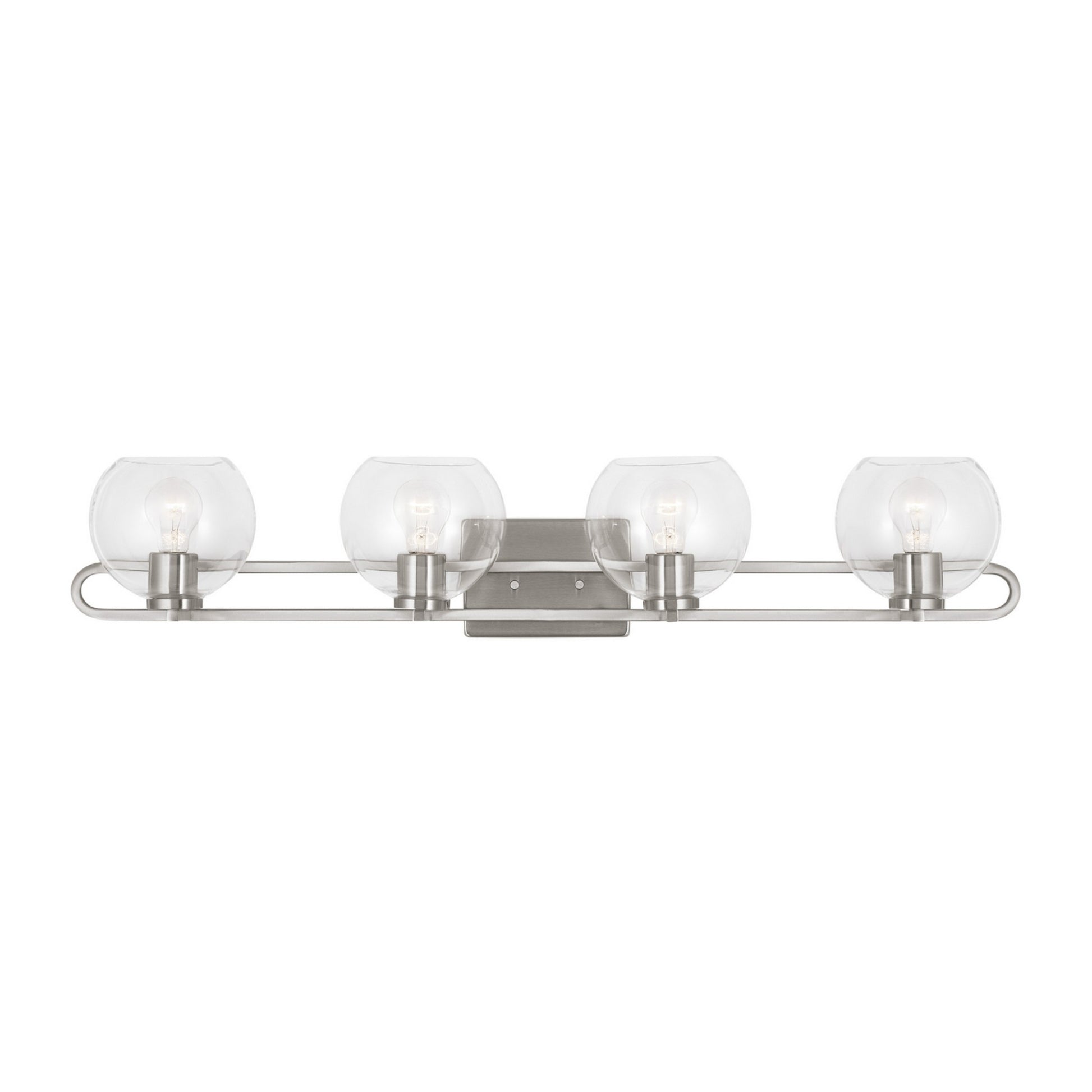Codyn 40" 4-Light Bathroom Vanity, Brushed Nickel Finish - Bees Lighting