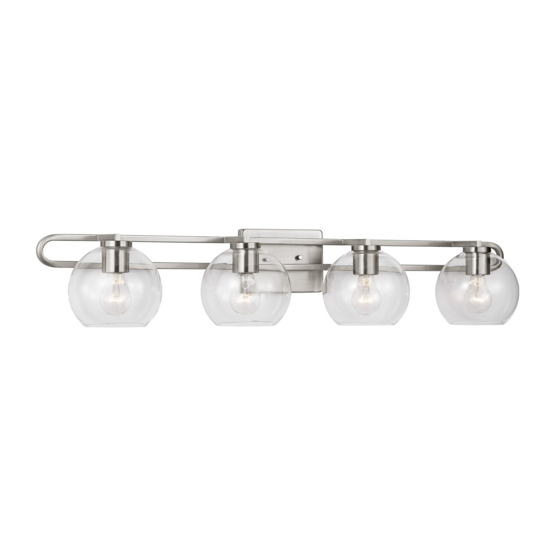 Codyn 40" 4-Light Bathroom Vanity, Brushed Nickel Finish - Bees Lighting