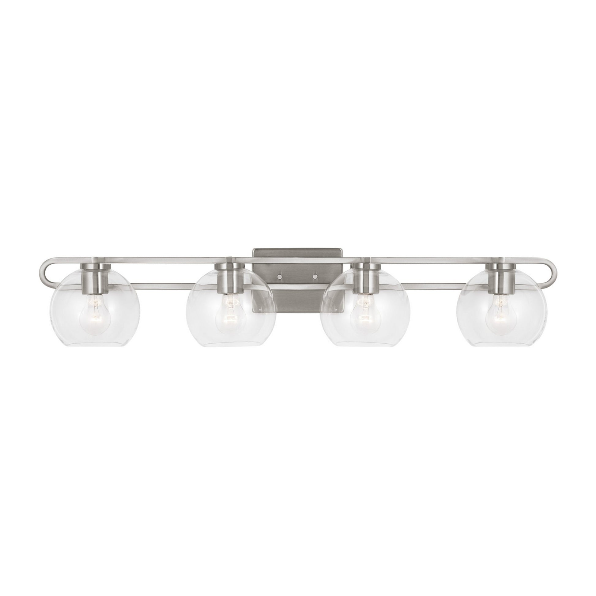 Codyn 40" 4-Light Bathroom Vanity, Brushed Nickel Finish - Bees Lighting