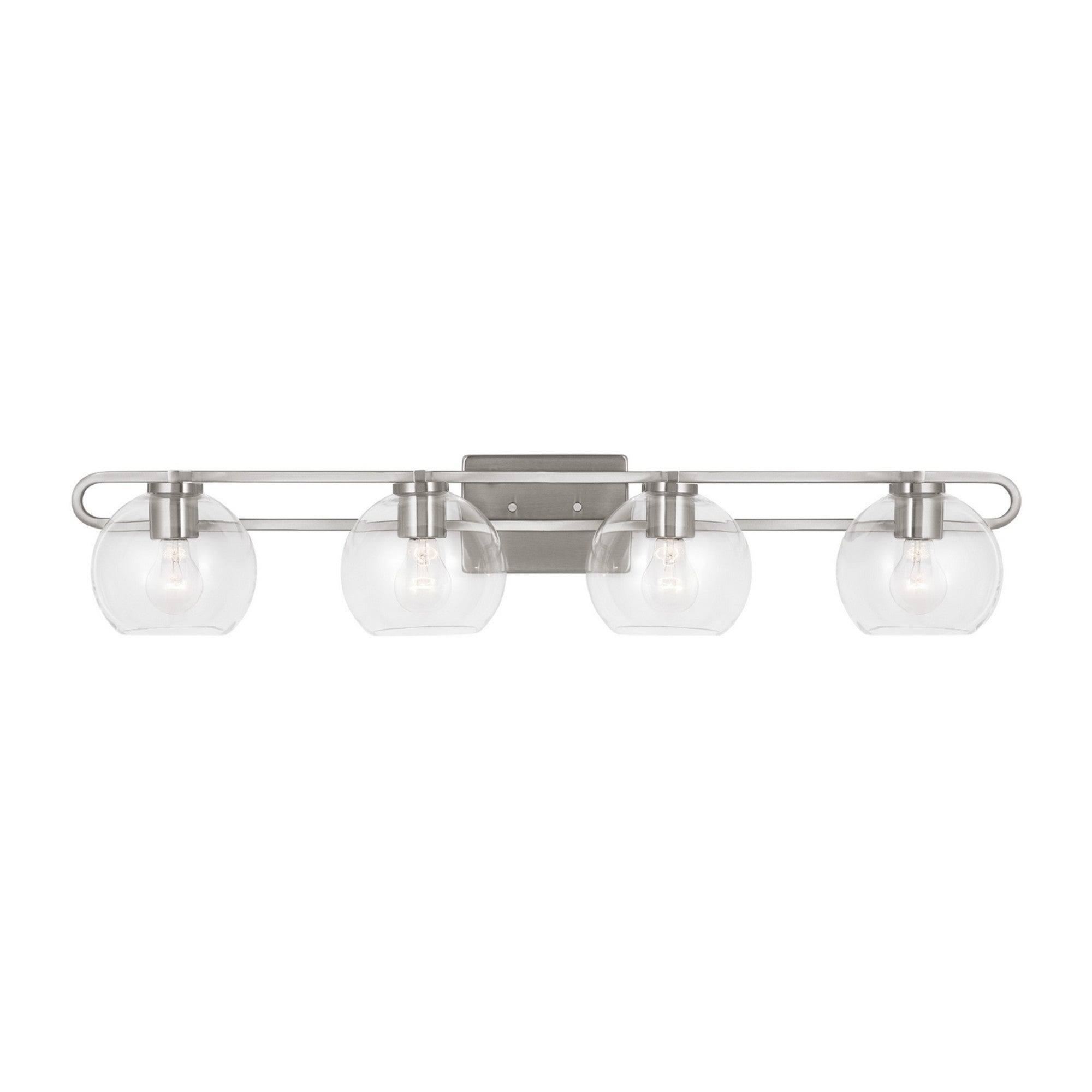 Codyn 40" 4-Light Bathroom Vanity, Brushed Nickel Finish - Bees Lighting