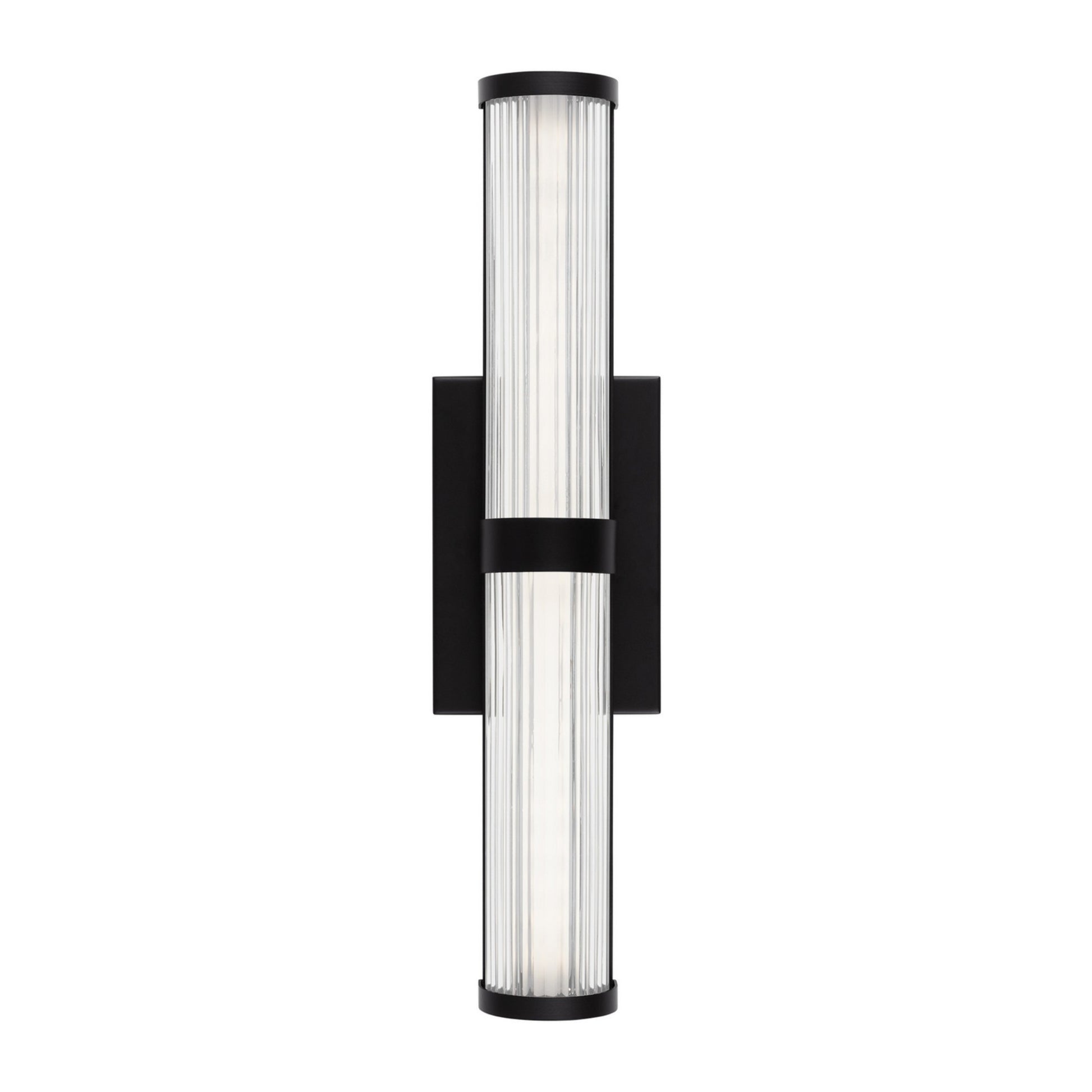 Syden 19" Small LED Wall/Bath Light, Midnight Black Finish - Bees Lighting