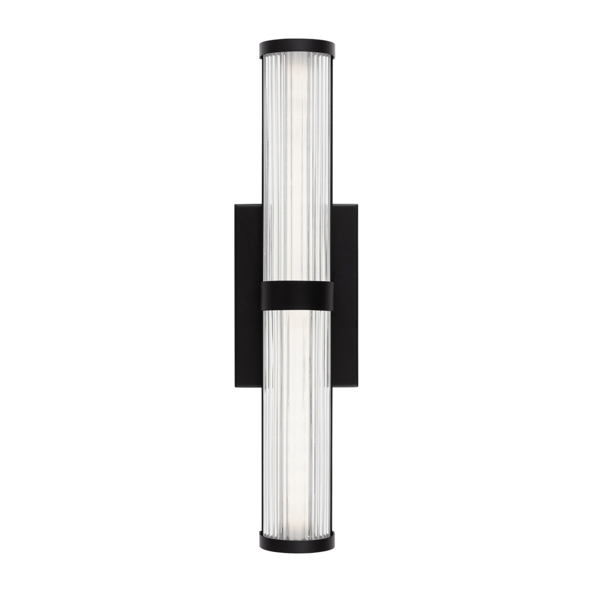 Syden 19" Small LED Wall/Bath Light, Midnight Black Finish - Bees Lighting